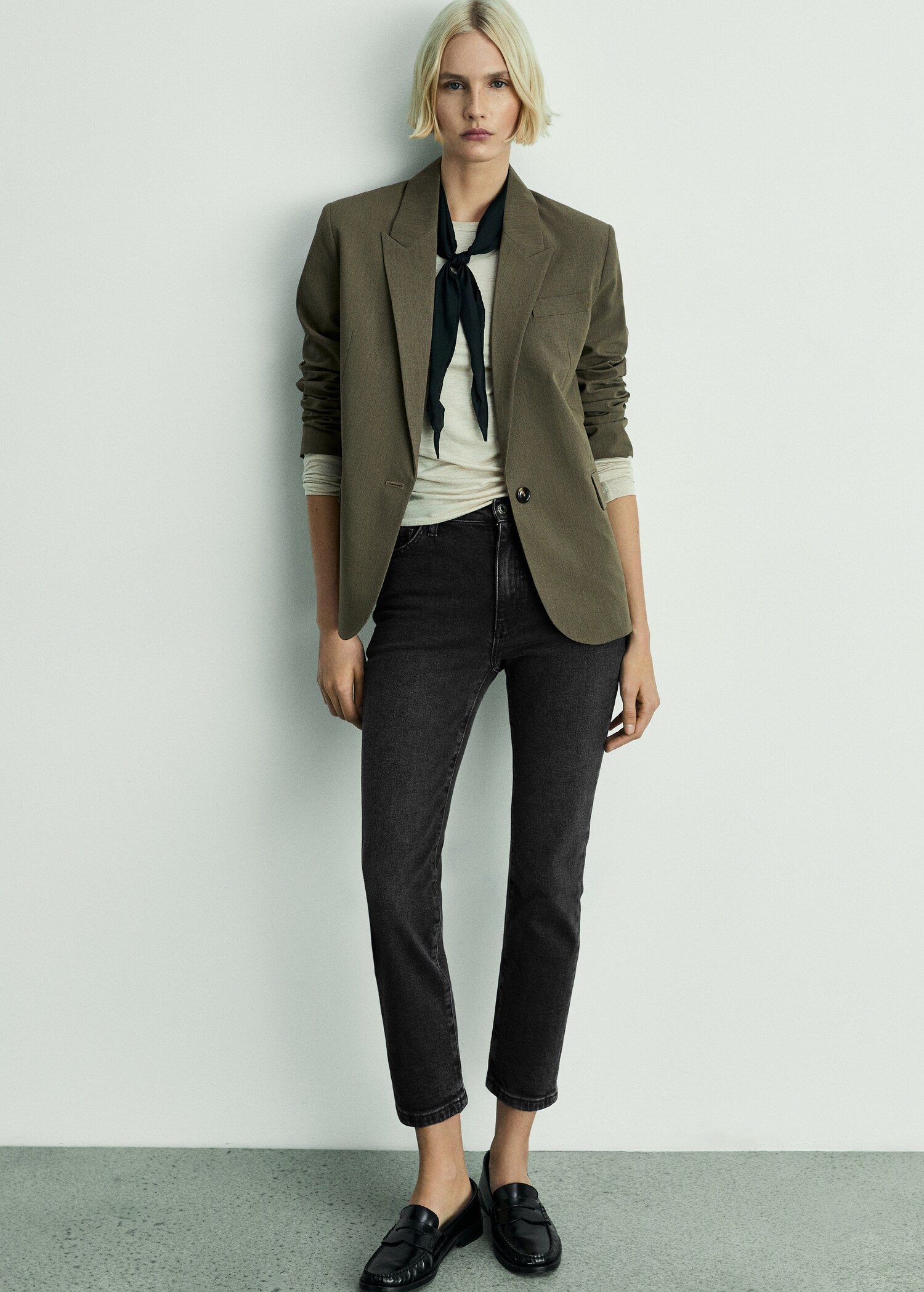 Jeans Claudia slim crop - Plano general