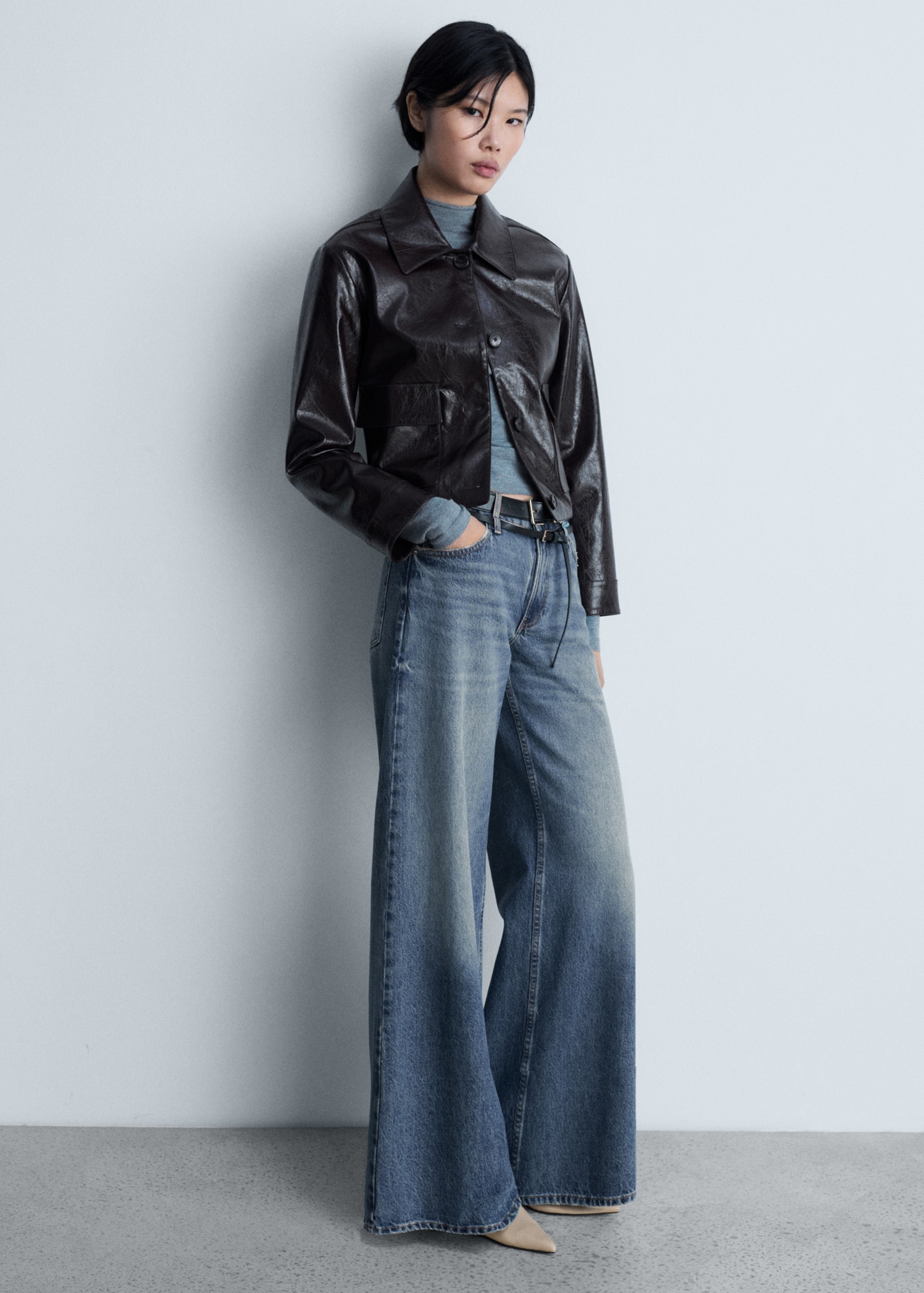 Jean wideleg taille basse - Plan général