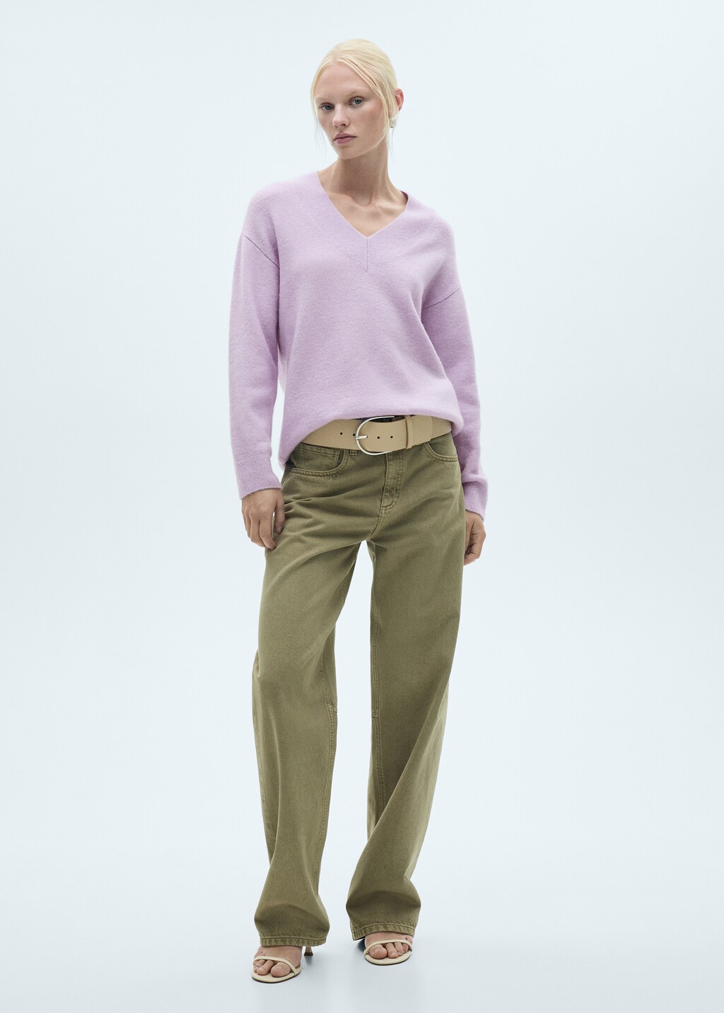 CINO OVERSAIZE V NECK KNIT CINO OVERSAIZE V NECK KNIT