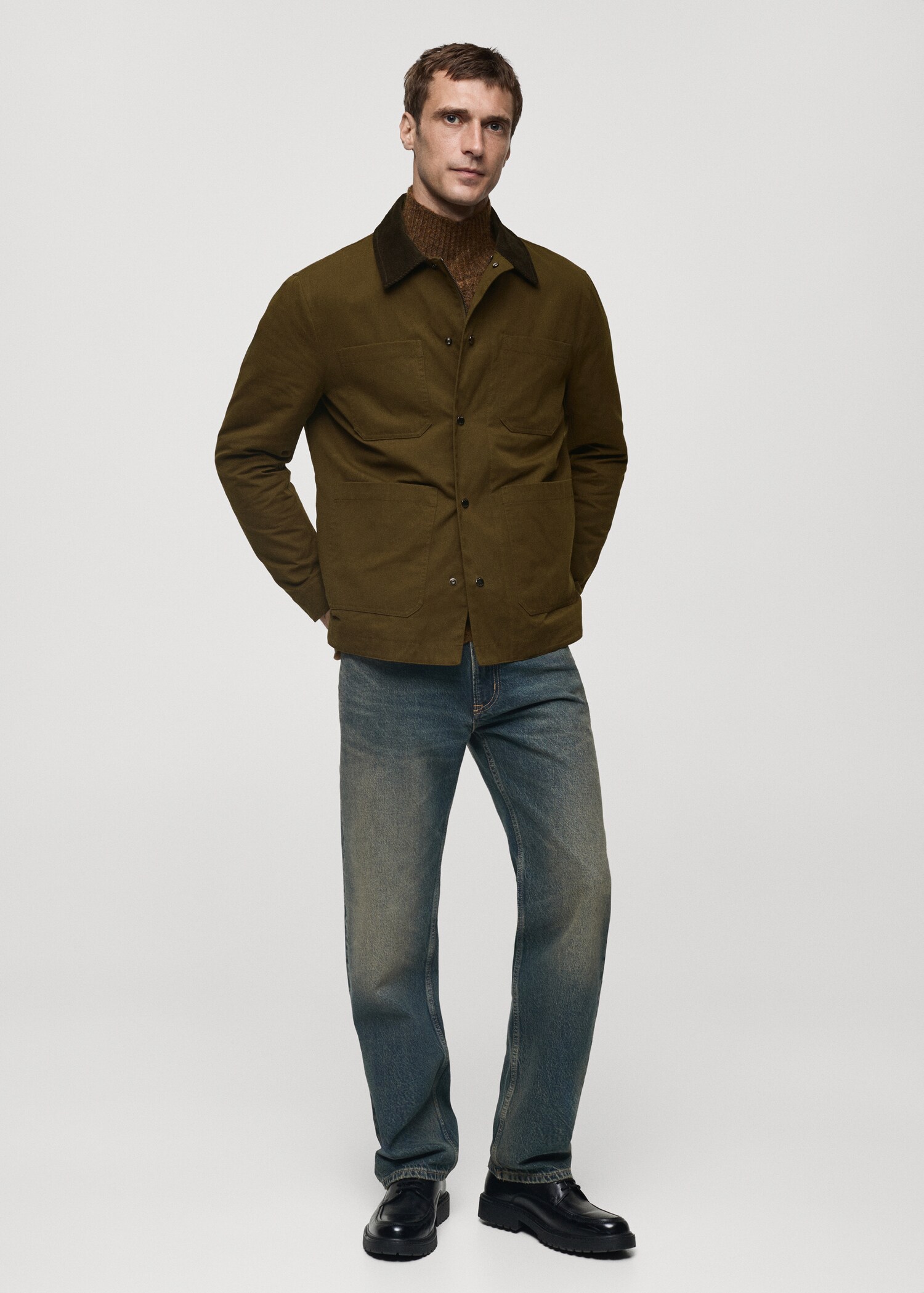 Water-repellent cotton jacket - General plane