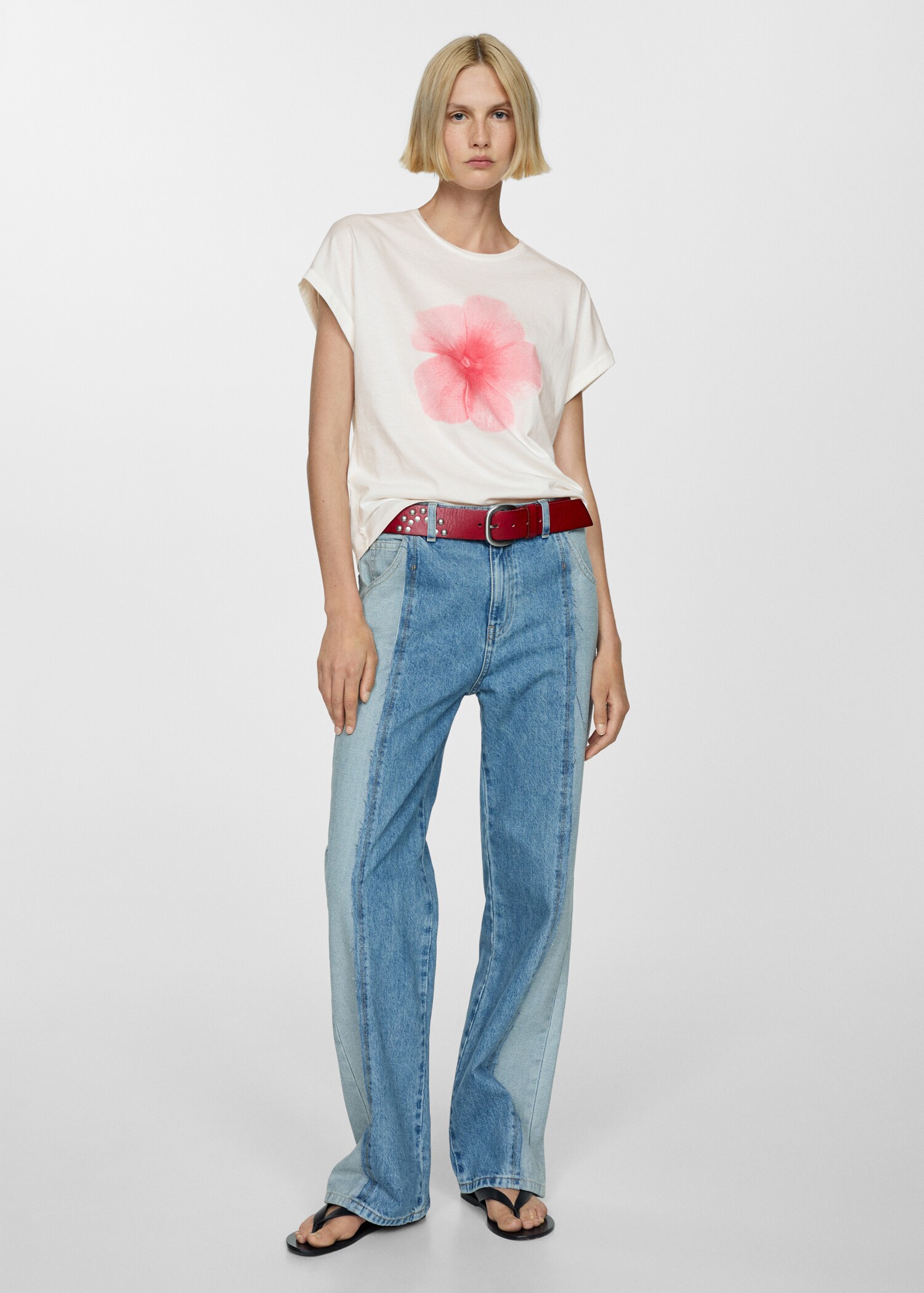T-shirt coton imprimé - Plan général