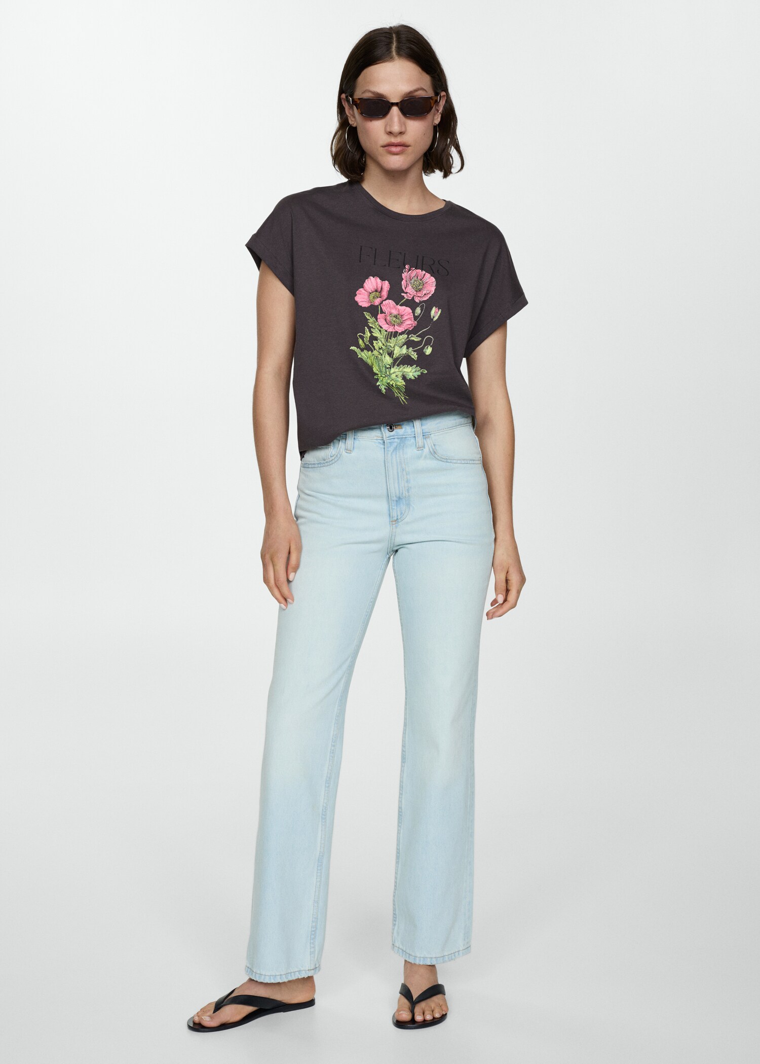 T-shirt coton imprimé - Plan général