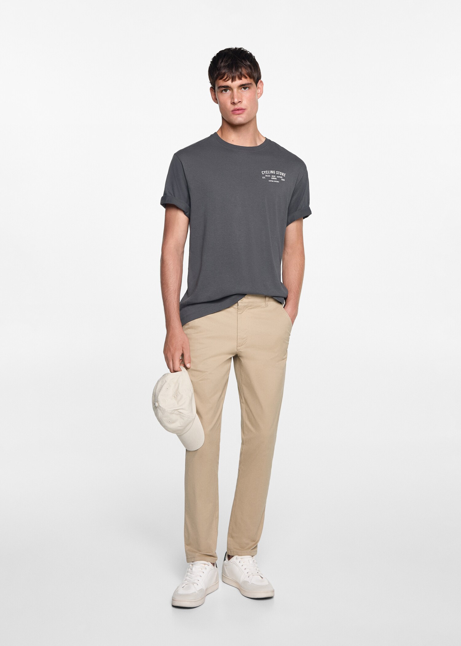 Cotton chinos - General plane
