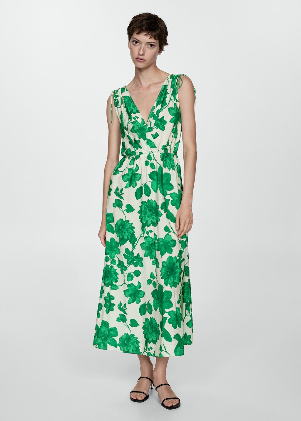 Robe longue imprimee Femme MANGO Congo