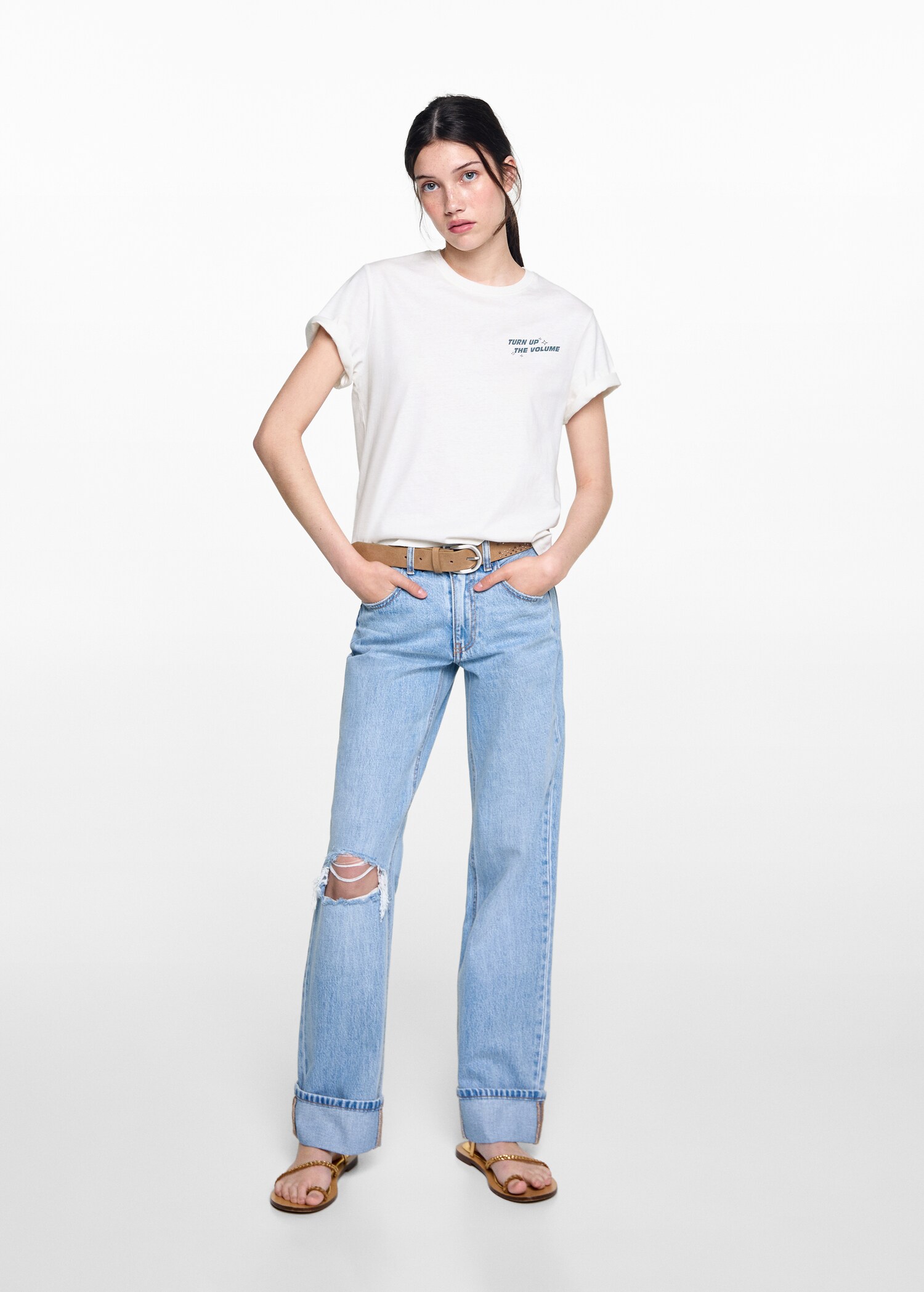 T-shirt coton imprimé - Plan général