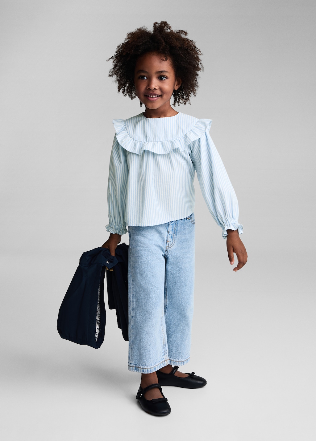Blusa a righe discount