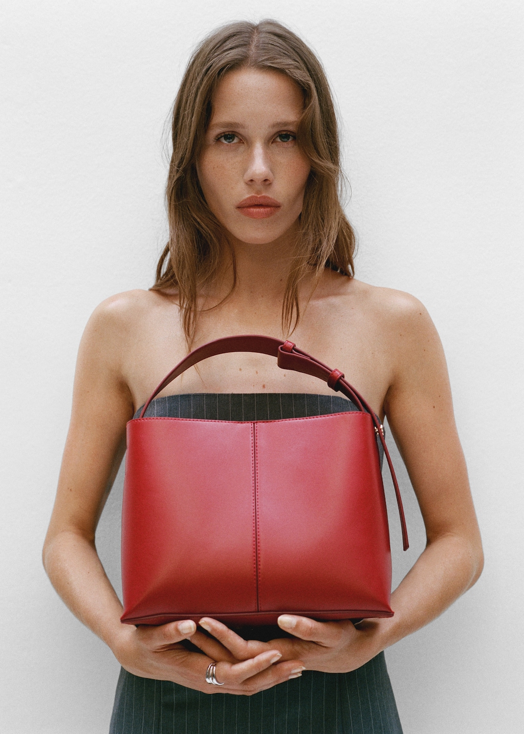 Mango strap shopper bag sale