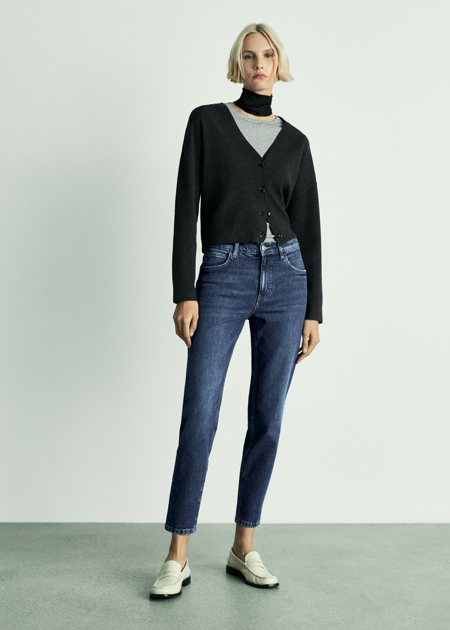 Jeans Newmom confort tiro alto - Plano general