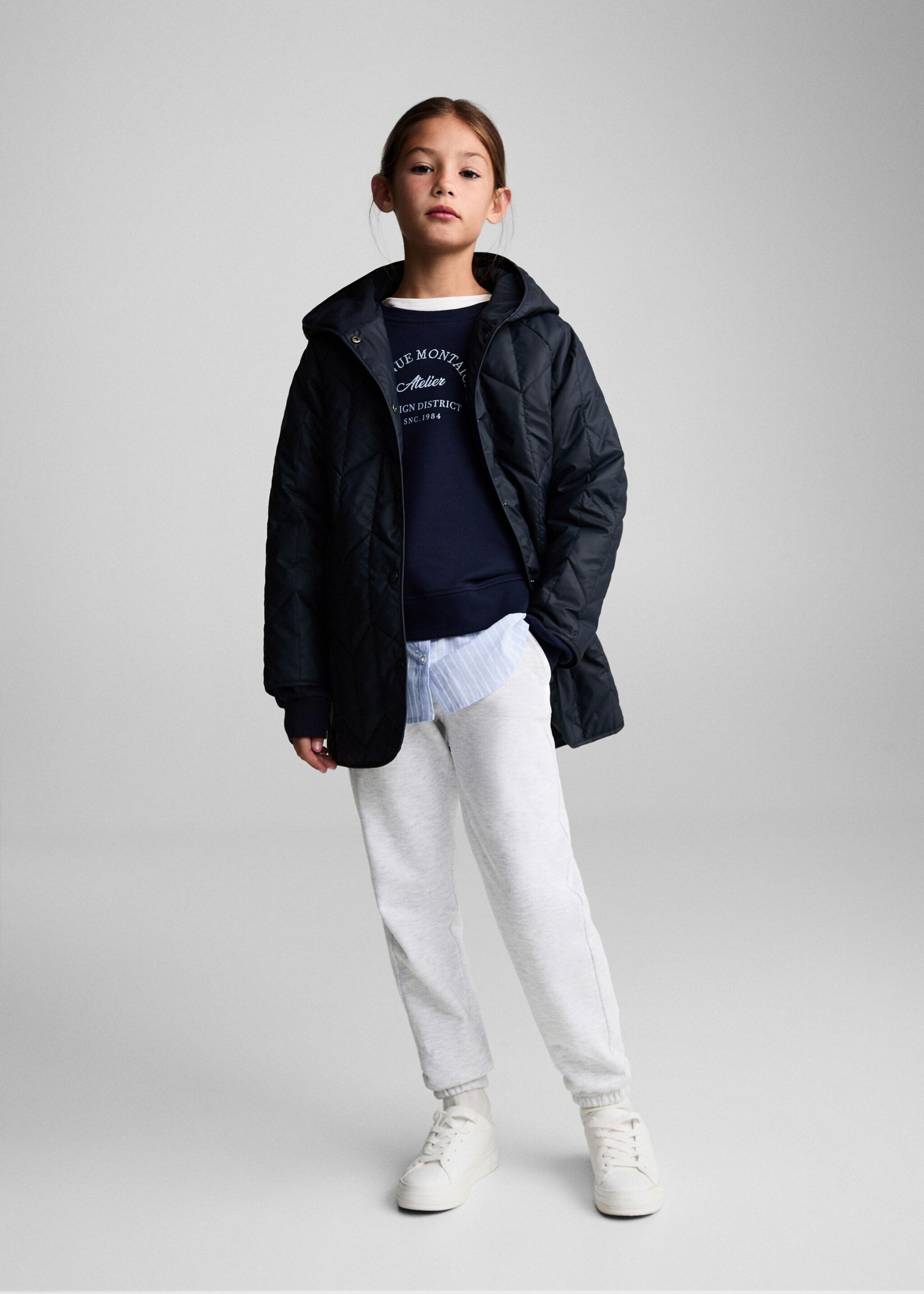 Quilted jacket - General plane