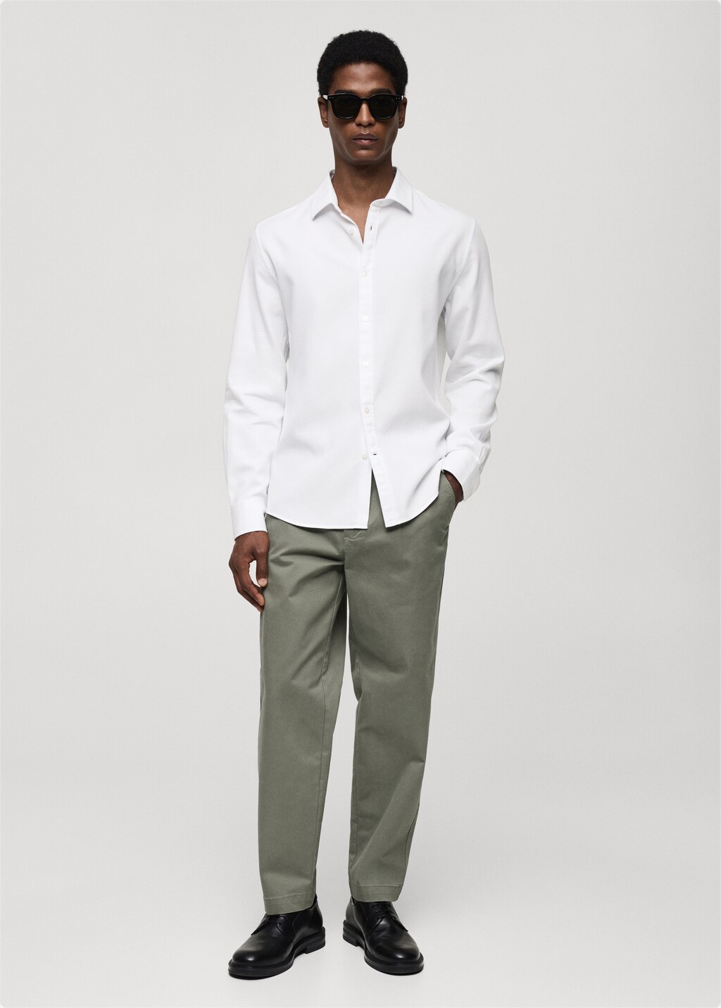 Camicia 100 cotone regular fit Uomo MANGO Italia