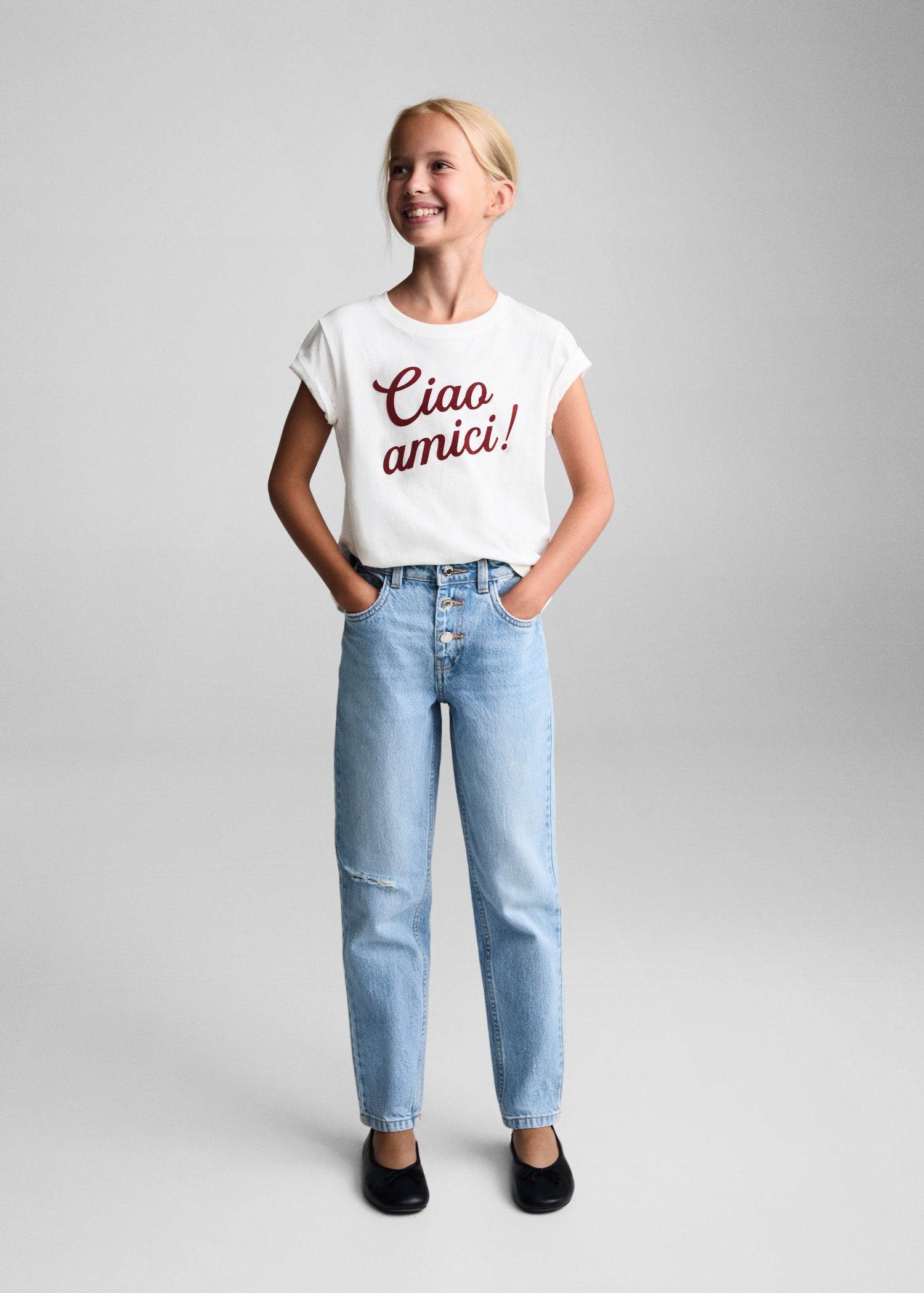 T-shirt coton imprimé - Plan général