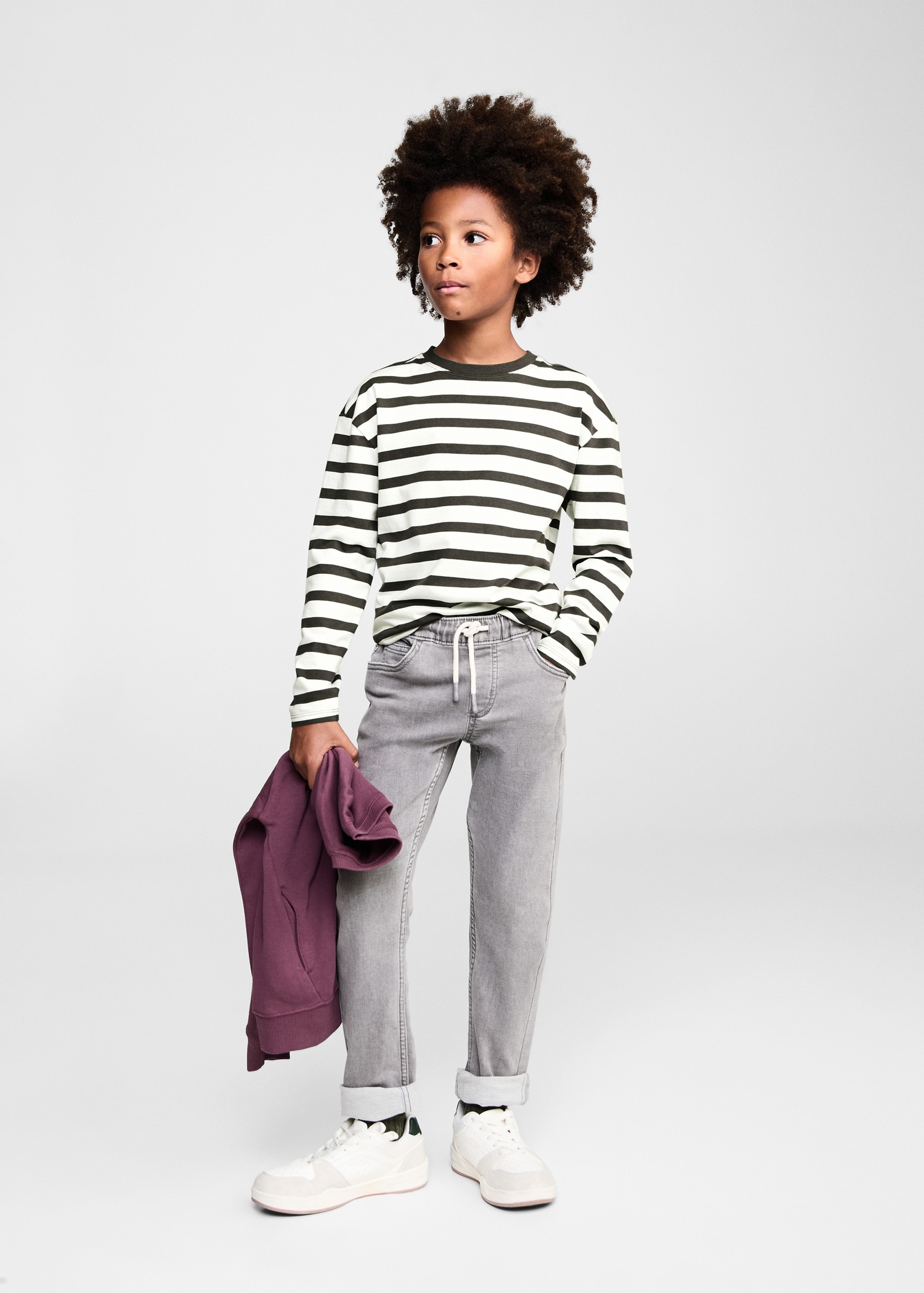 Striped long sleeves t-shirt - General plane