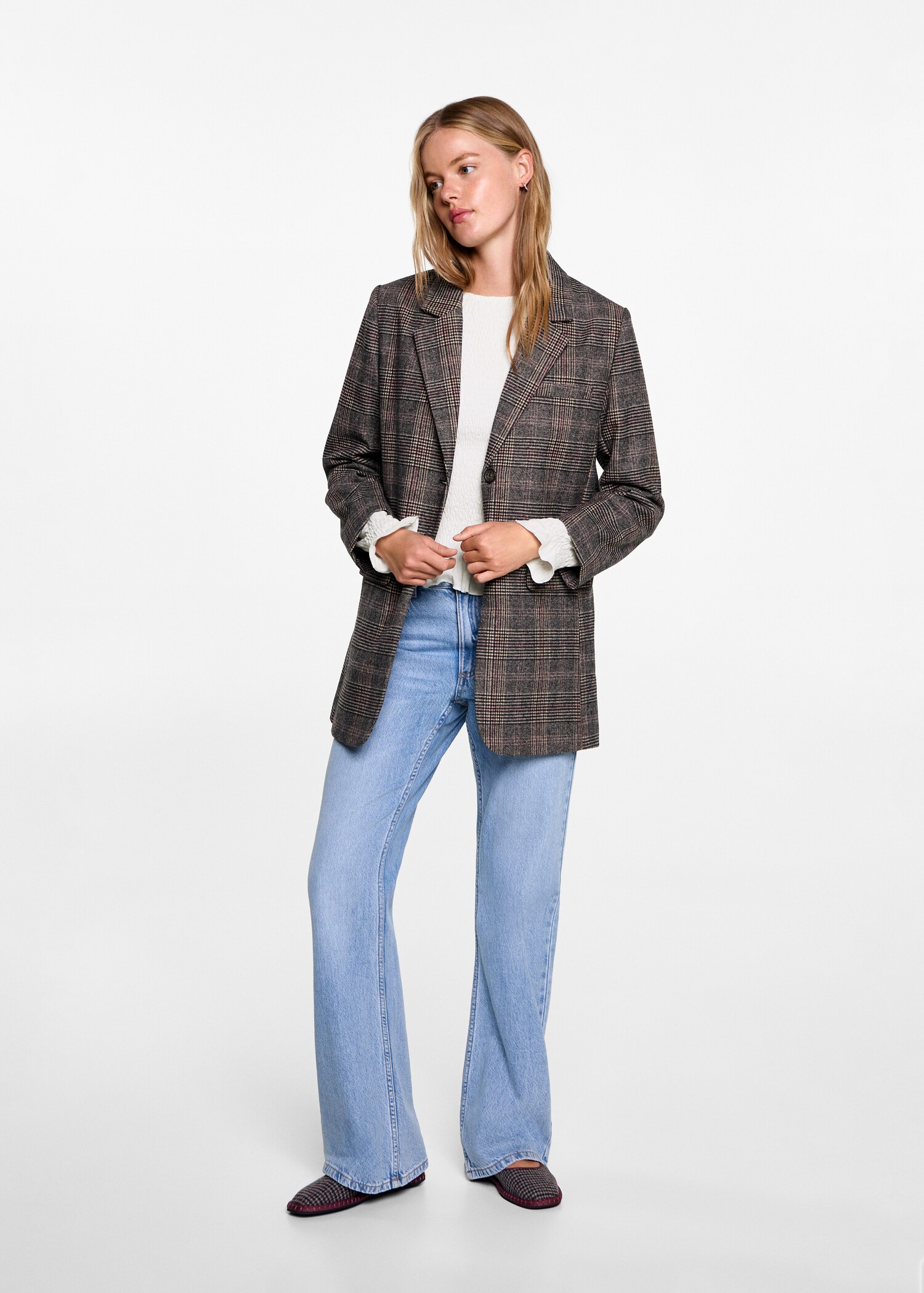 Ruched detail blouse - General plane