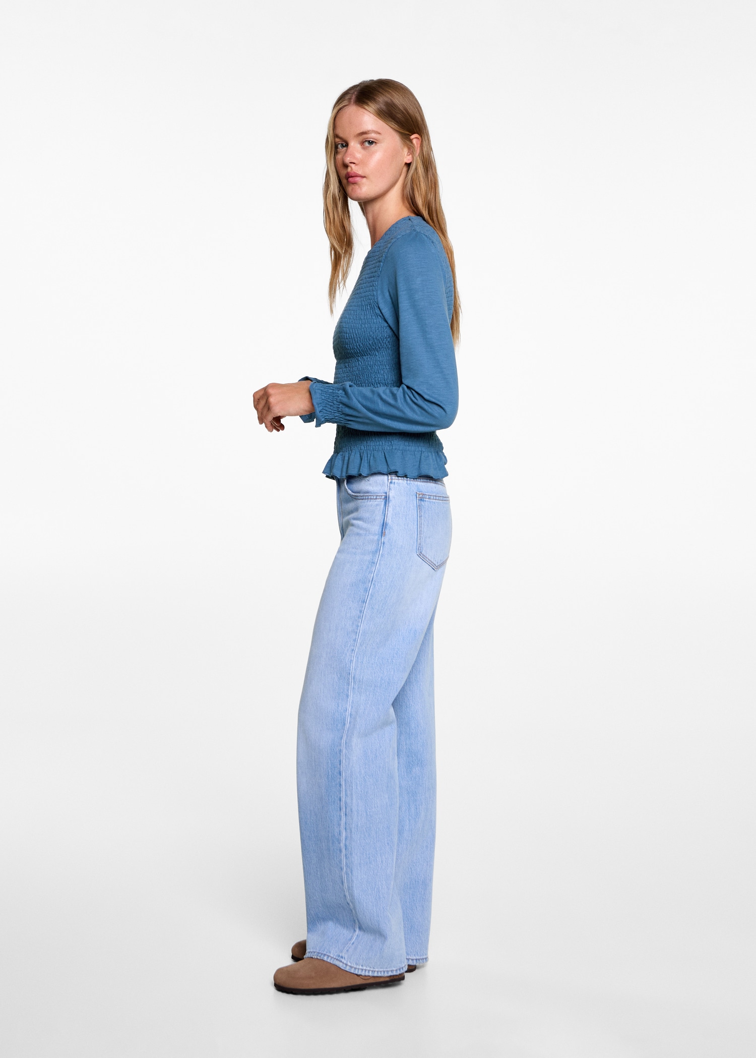 Ruched detail blouse - General plane