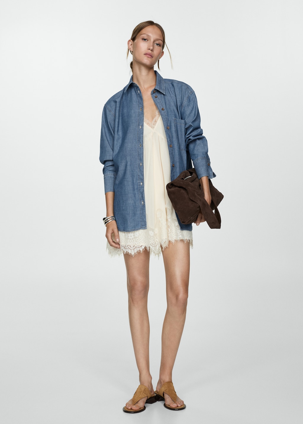 Mango chemise jean hotsell