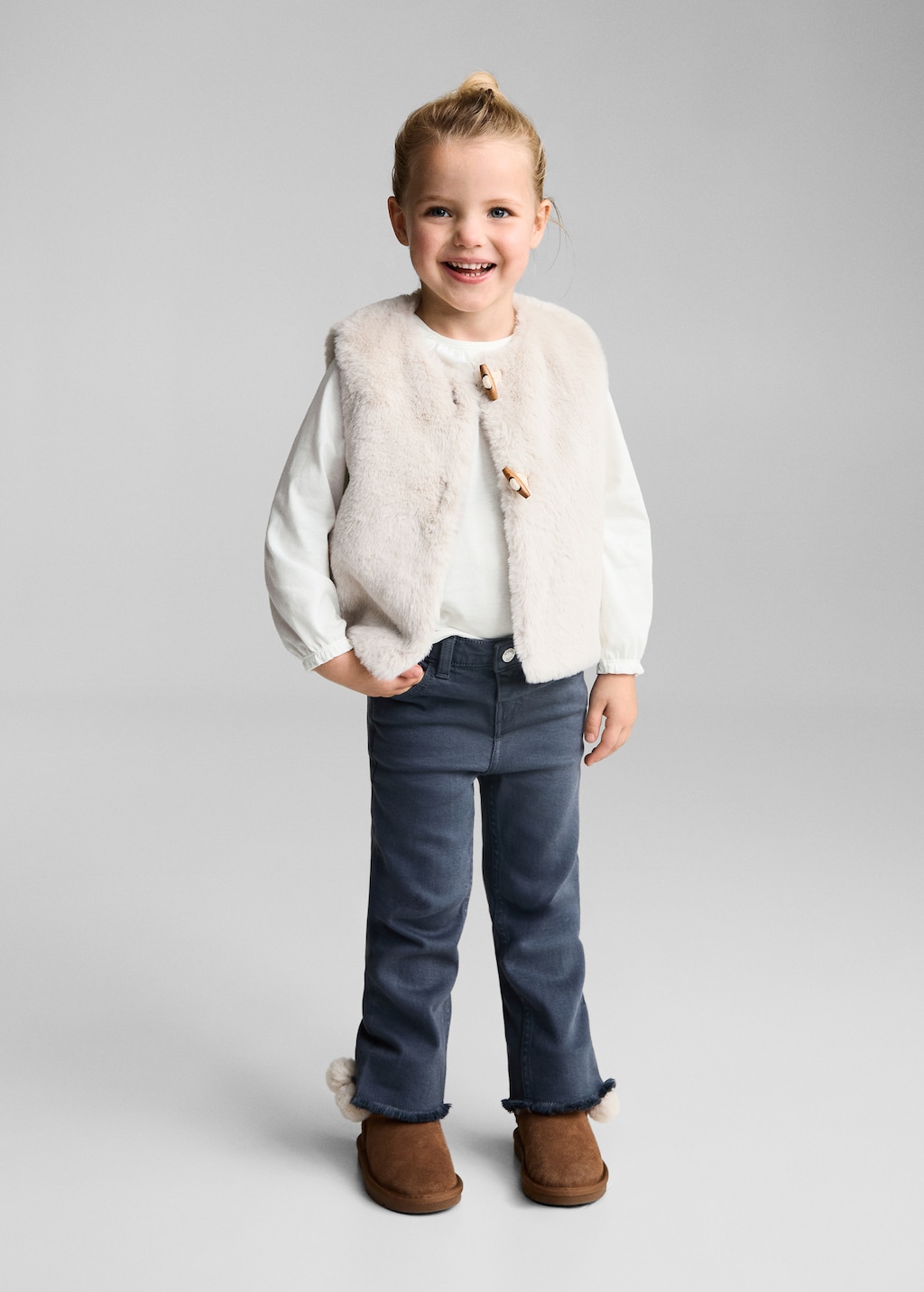 Ruffled collar t shirt Kids MANGO Saudi Arabia