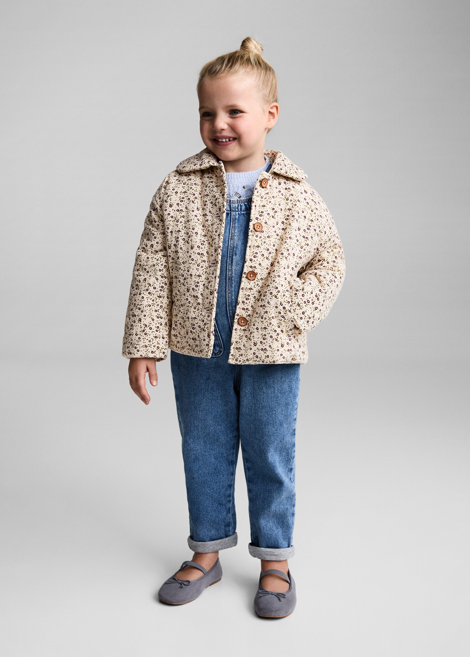 Printed cotton coat - General plane