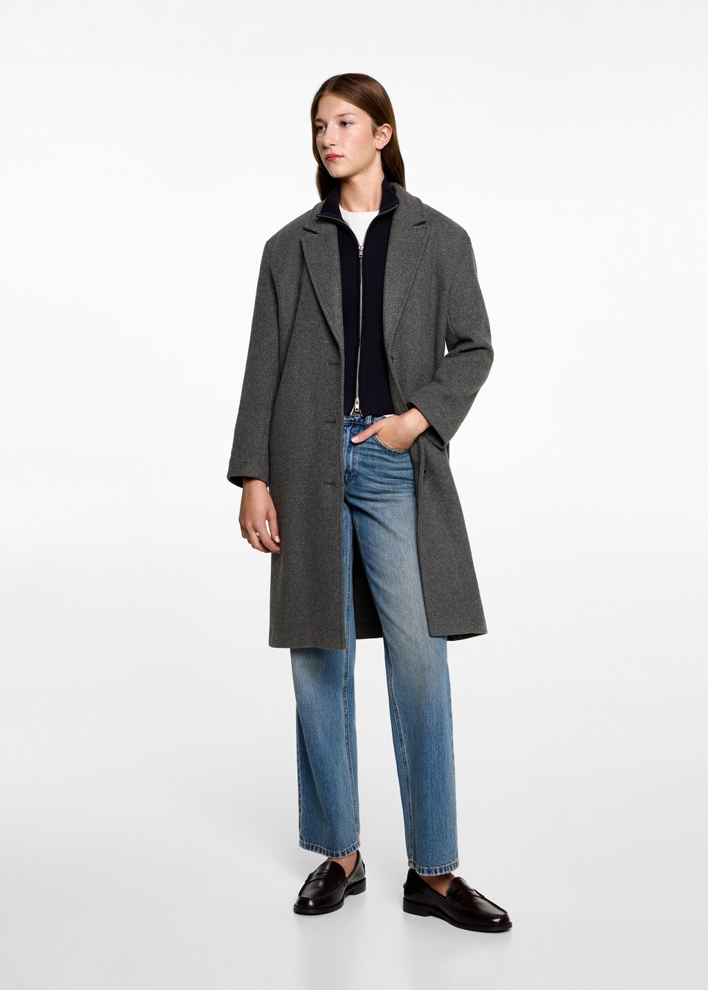 Handmade coat Teen MANGO Saudi Arabia