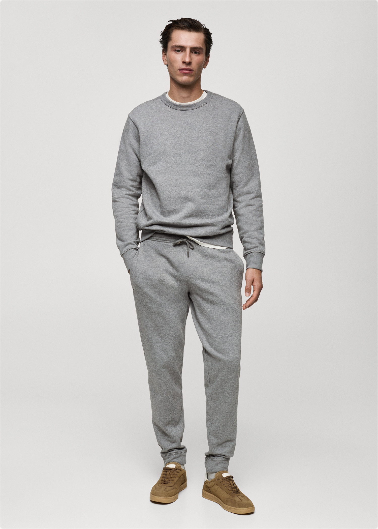 Sweat-shirt tissu éponge coton - Plan général