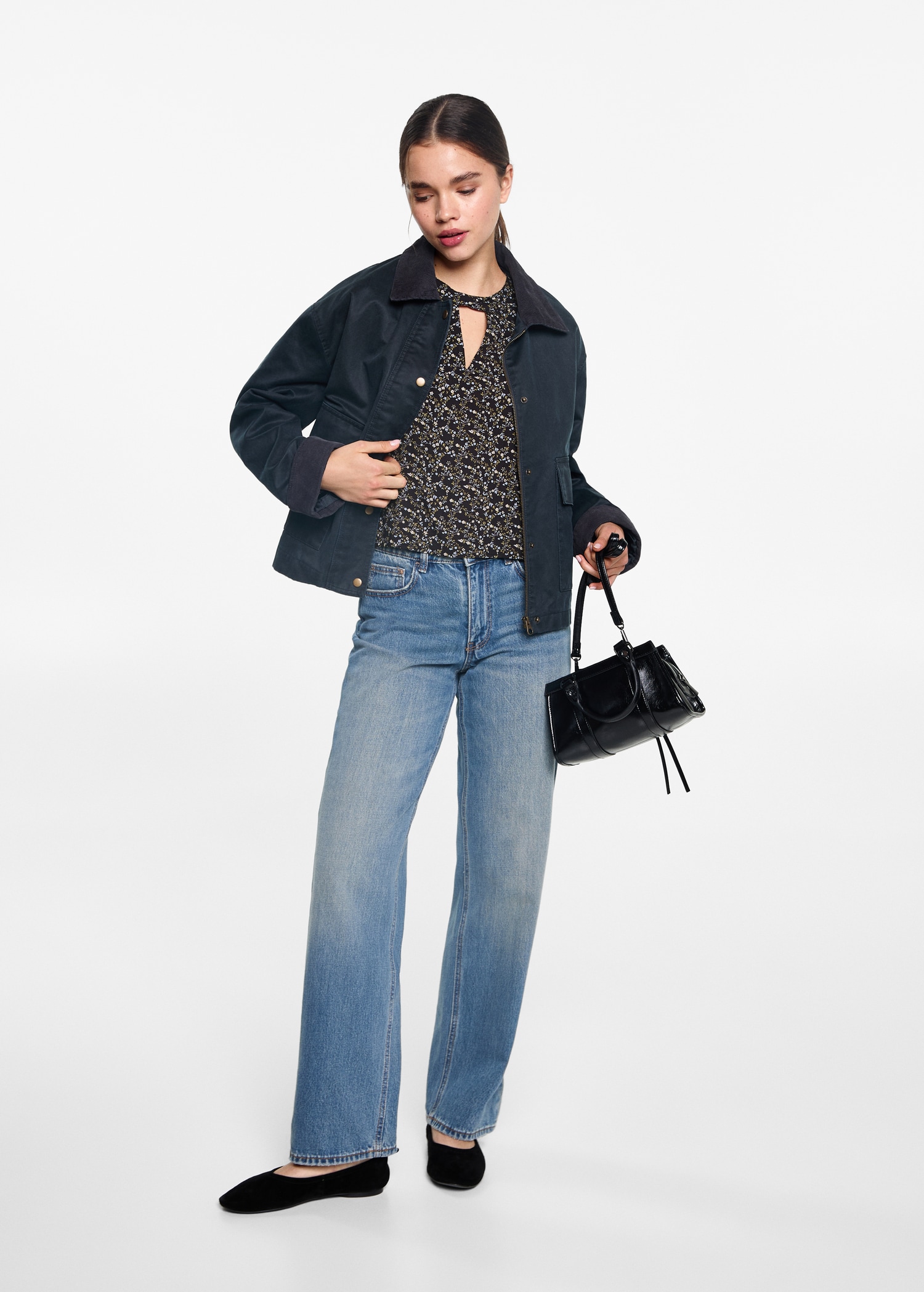 Blouse en imprimé floral - Plan général