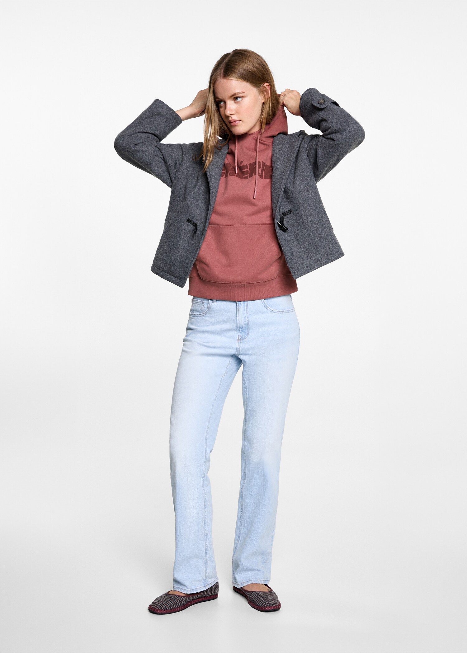 Sweat-shirt coton imprimé - Plan général