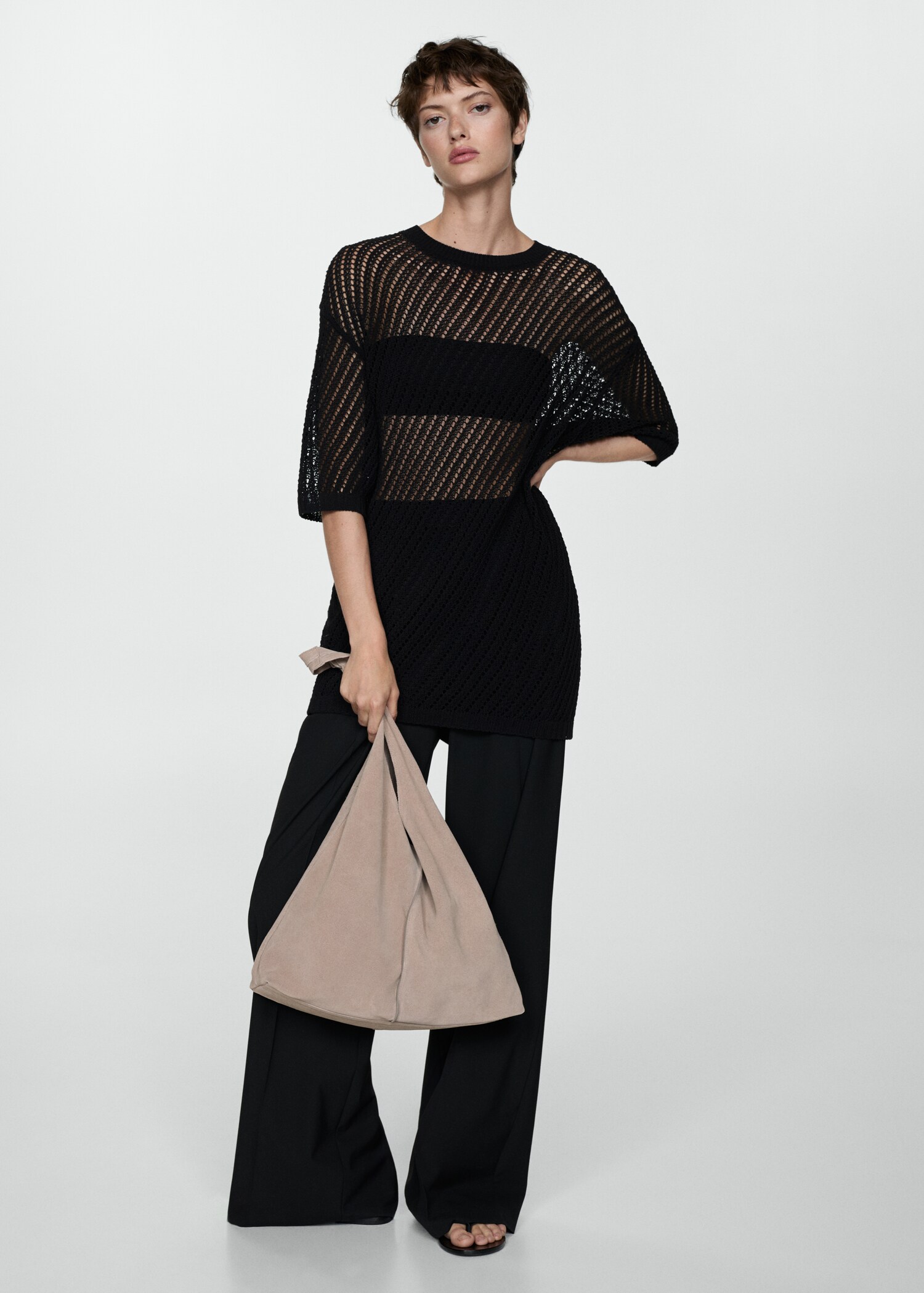 Sac shopper cuir - Plan général