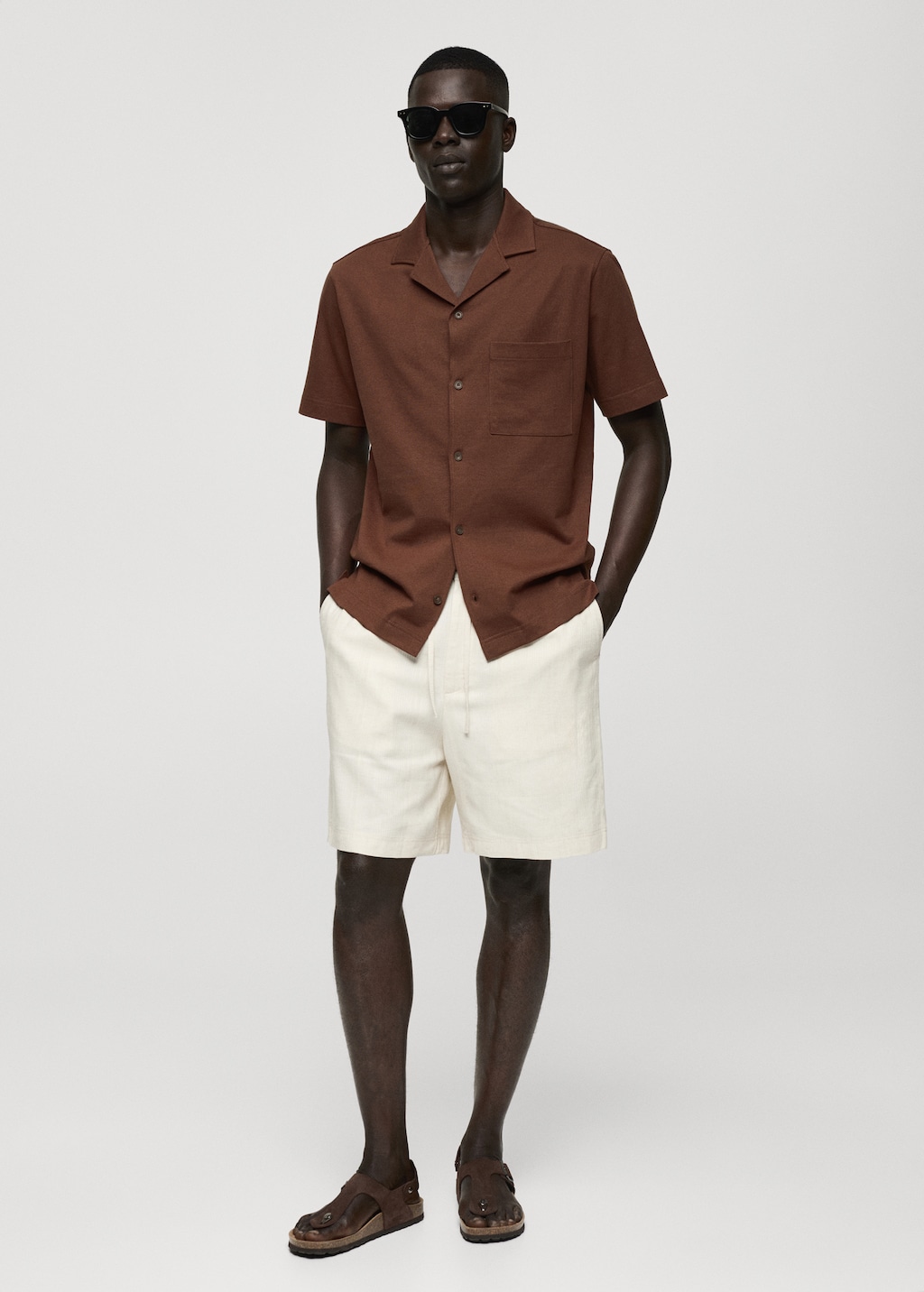 Chemise 100 coton homme sale