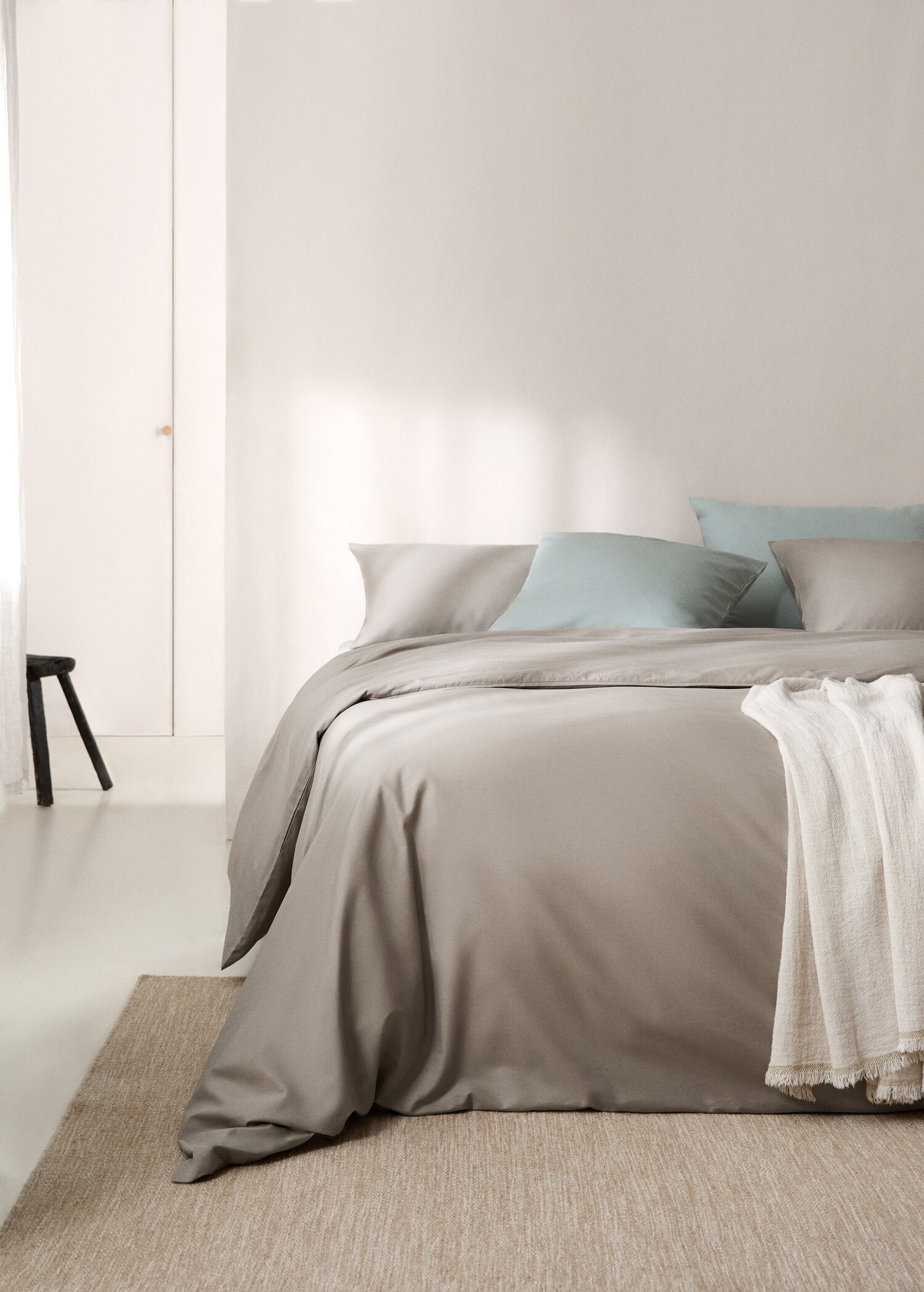 300 thread count cotton duvet cover for Single bed - General plane