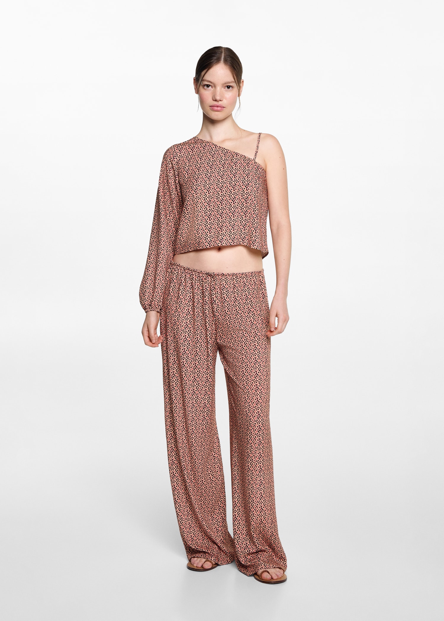 Pantalon fluide imprimé - Plan général