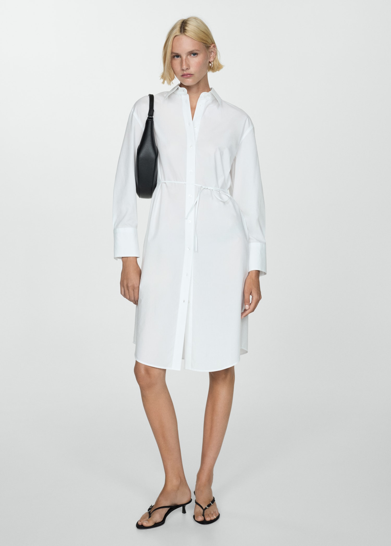 Long shirt with bow - General plane