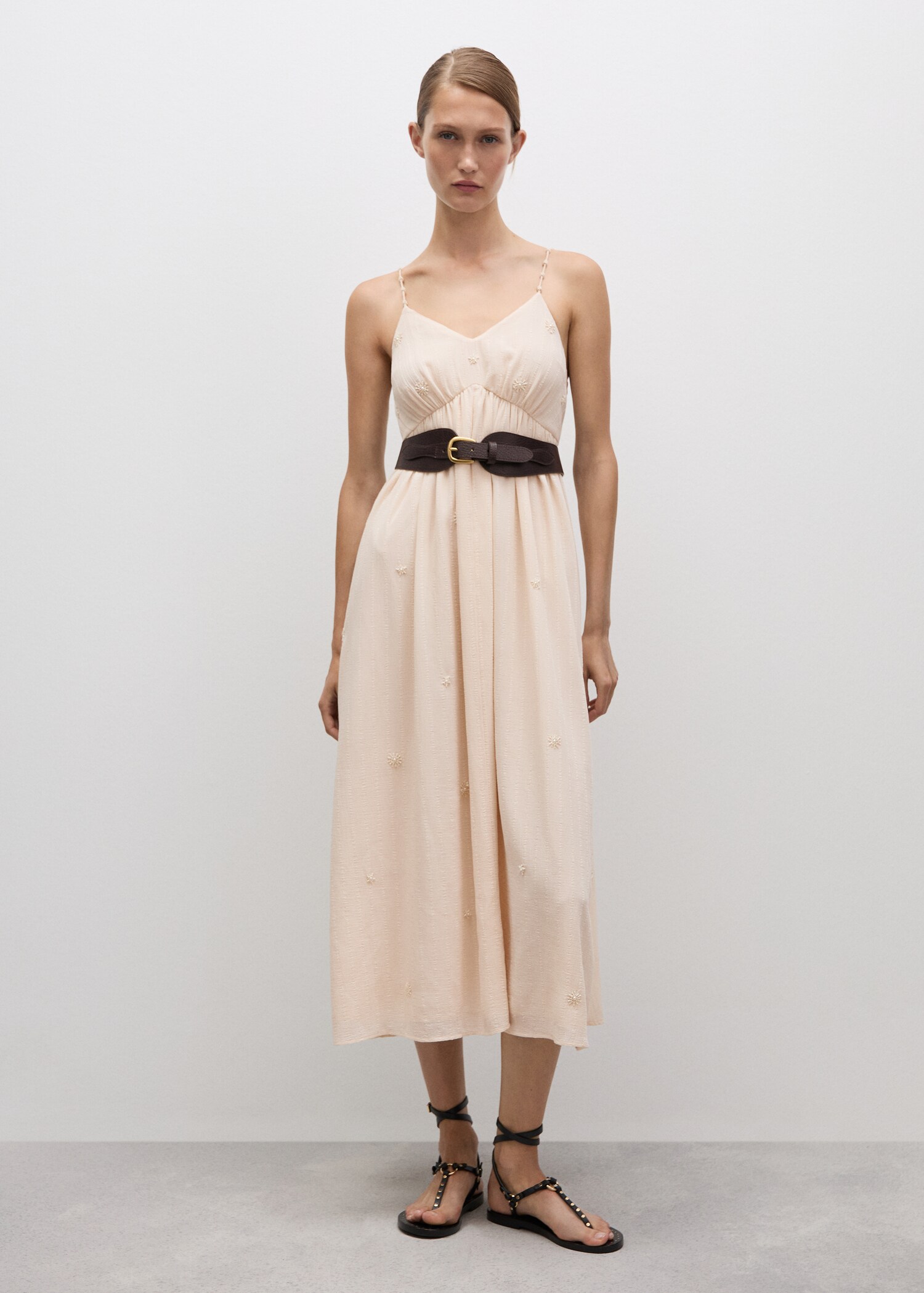 Beaded straps dress - General plane