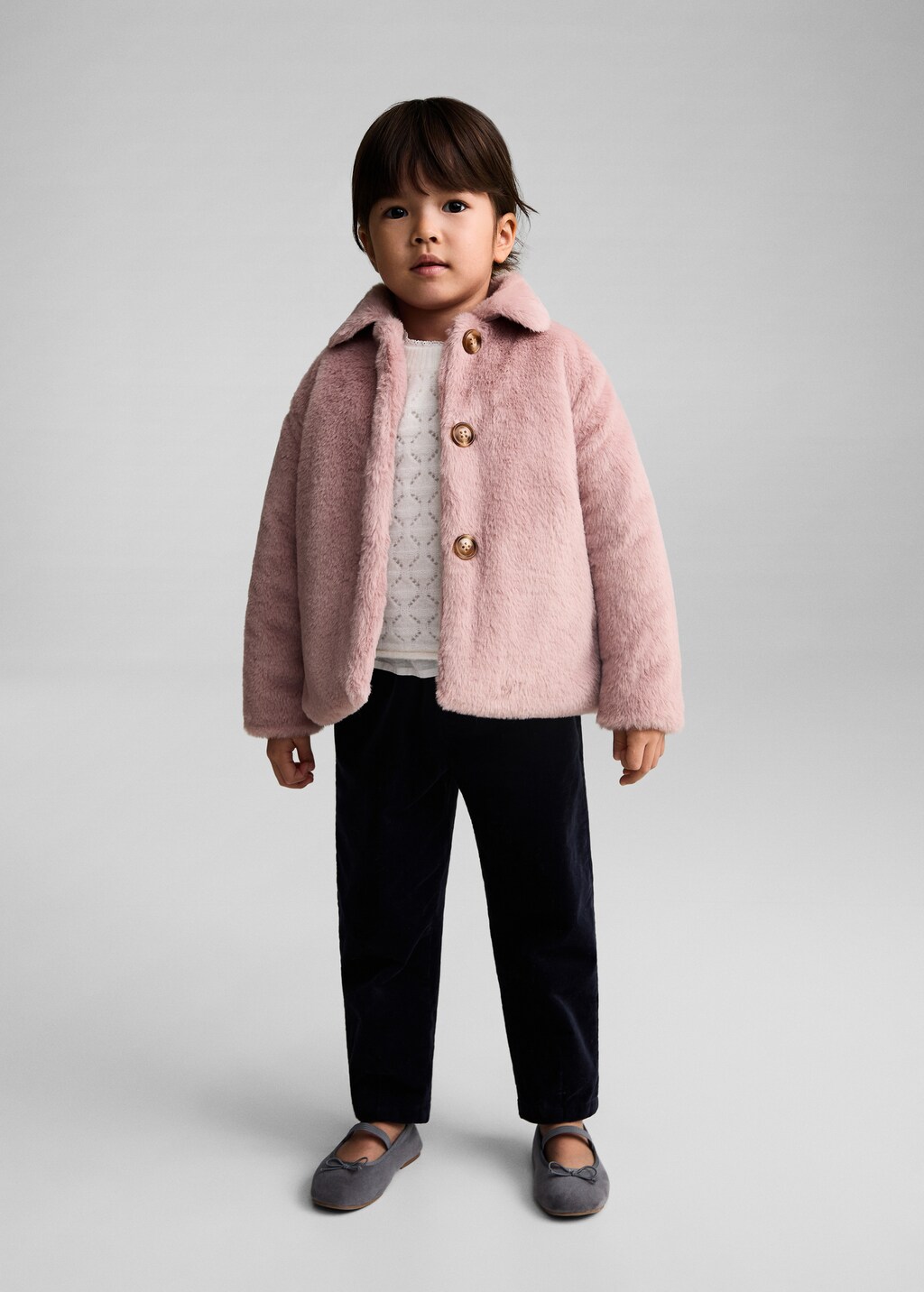 Fluffy coat Kids MANGO Bahrain