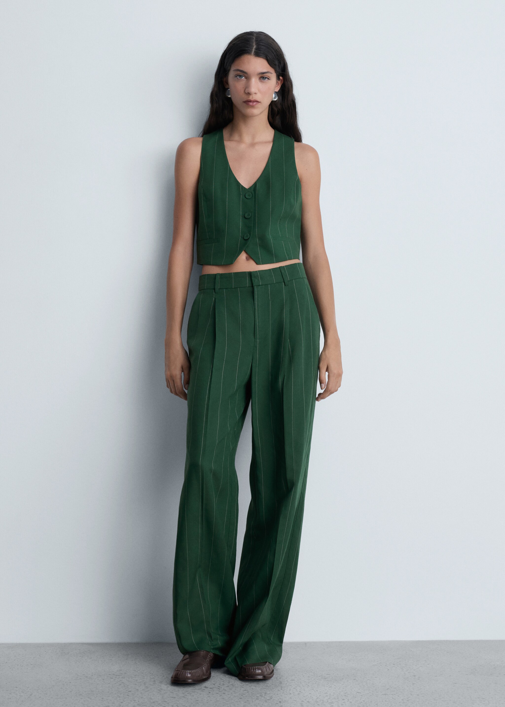 Pantalon de costume fines rayures - Plan général