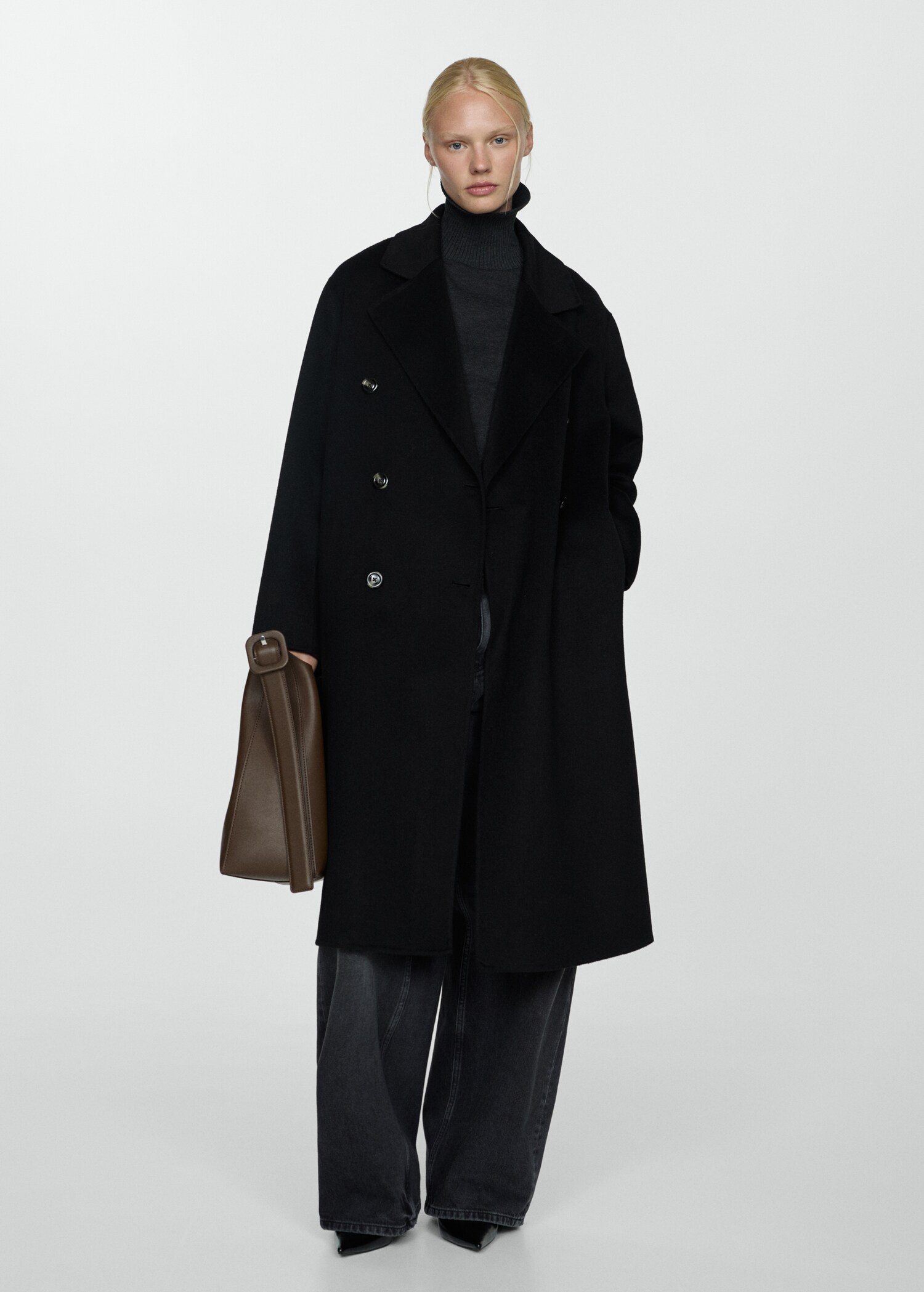 Abrigo lana handmade oversize - Plano general