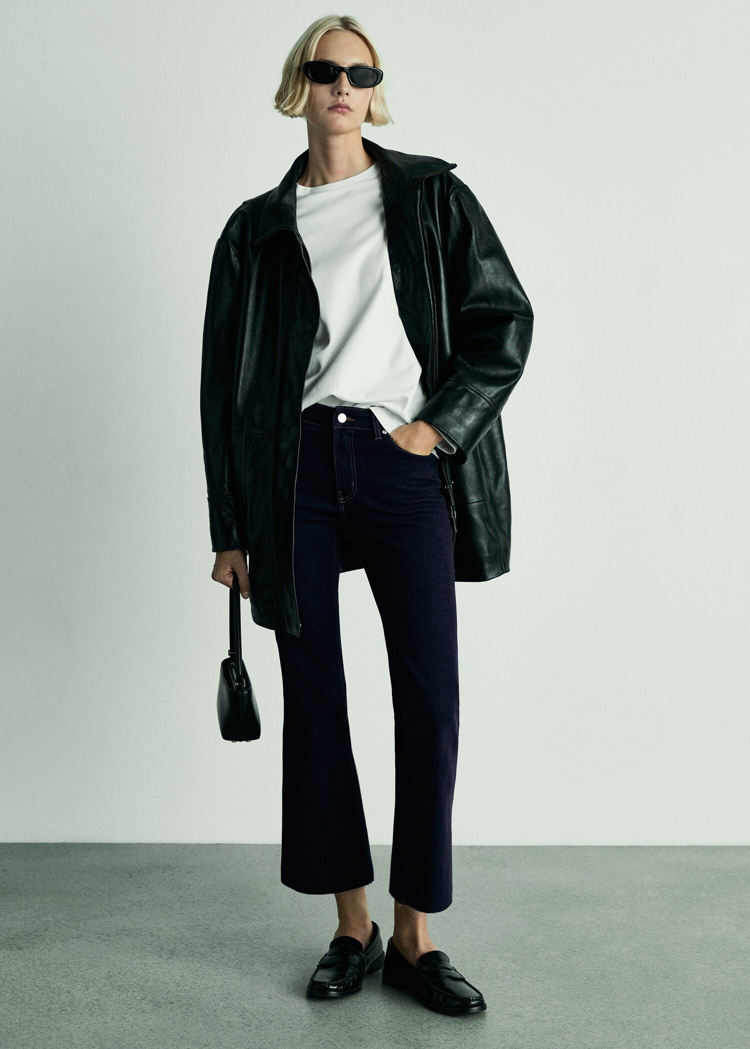 Jean Sienna flare crop rinse wash - Plan général