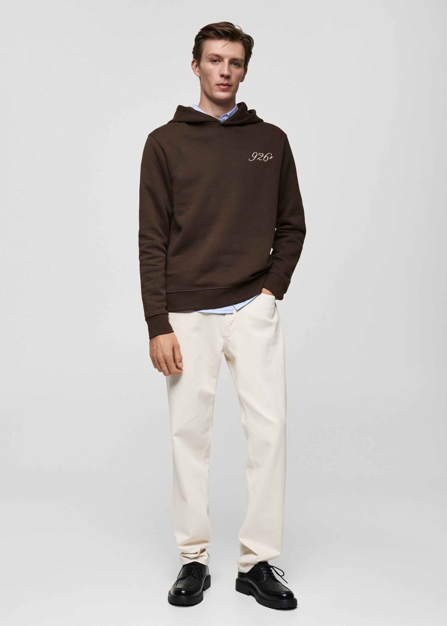 Sudadera capucha bordado - Plano general