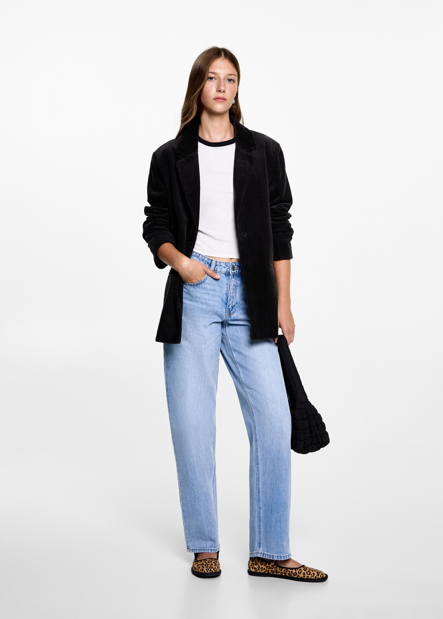 Corduroy blazer - General plane