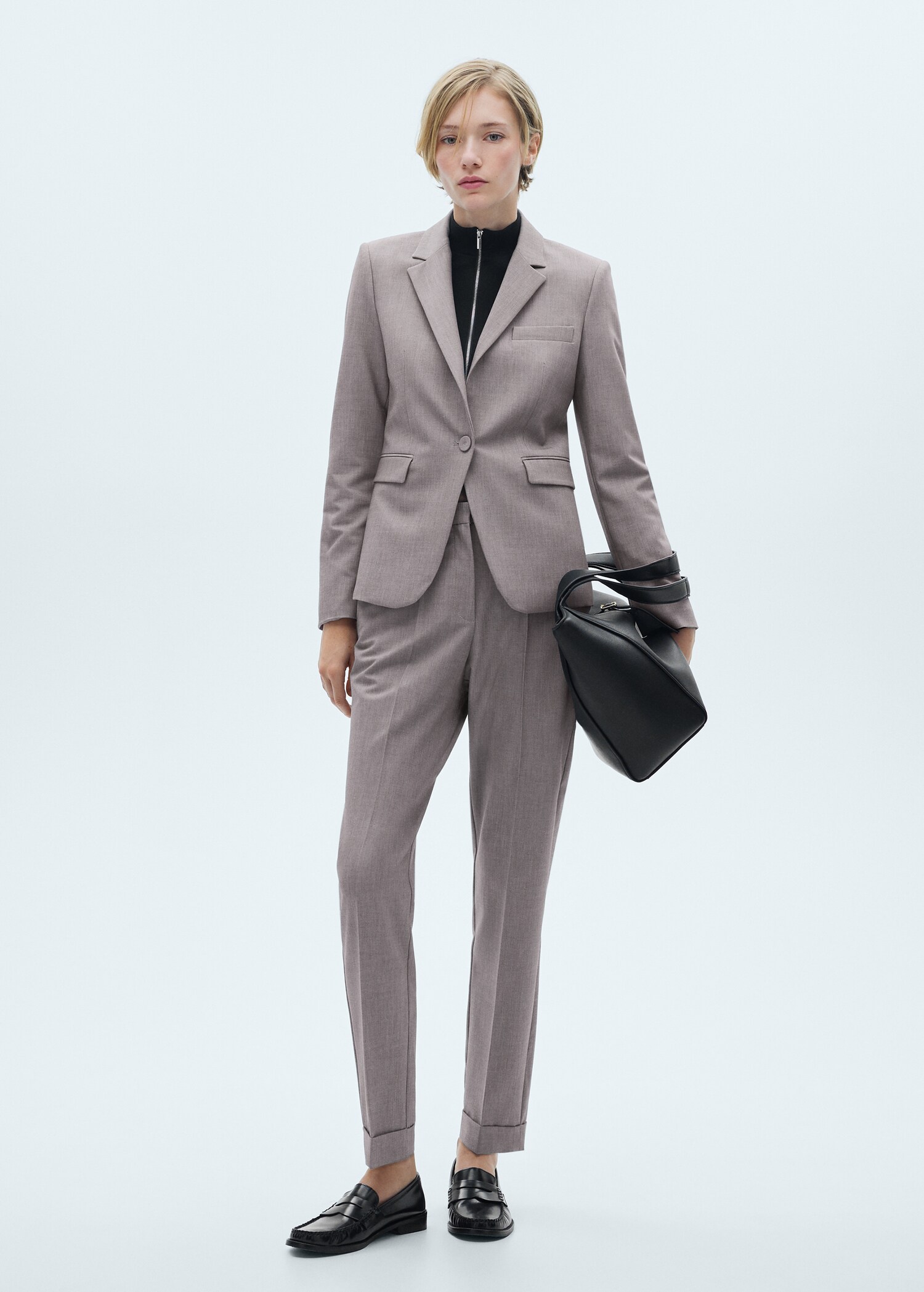 Blazer traje recta - Plano general
