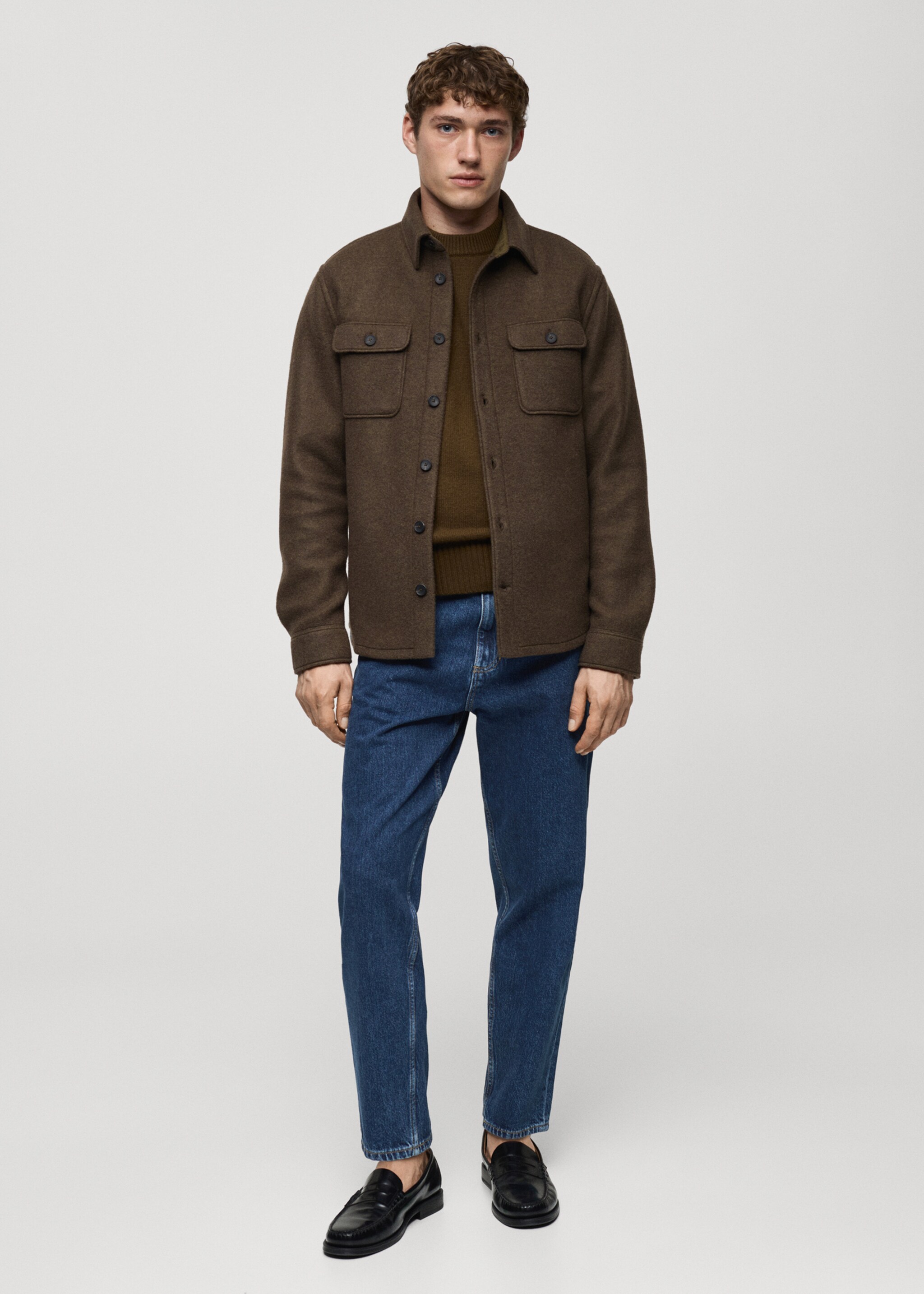 Jeans tapered-fit lavado oscuro - Plano general