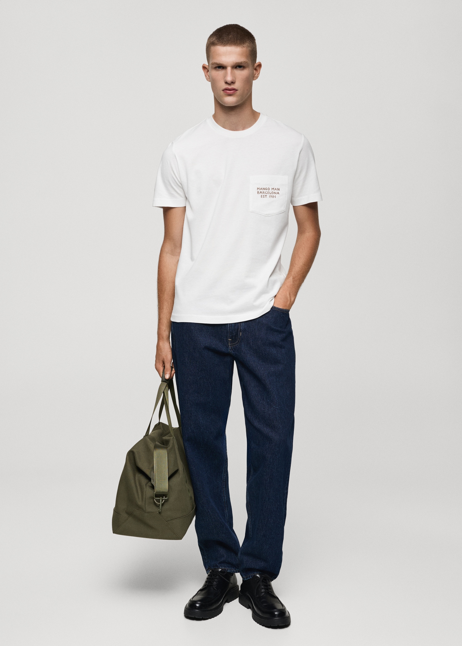 T-shirt 100 % coton texte - Plan général