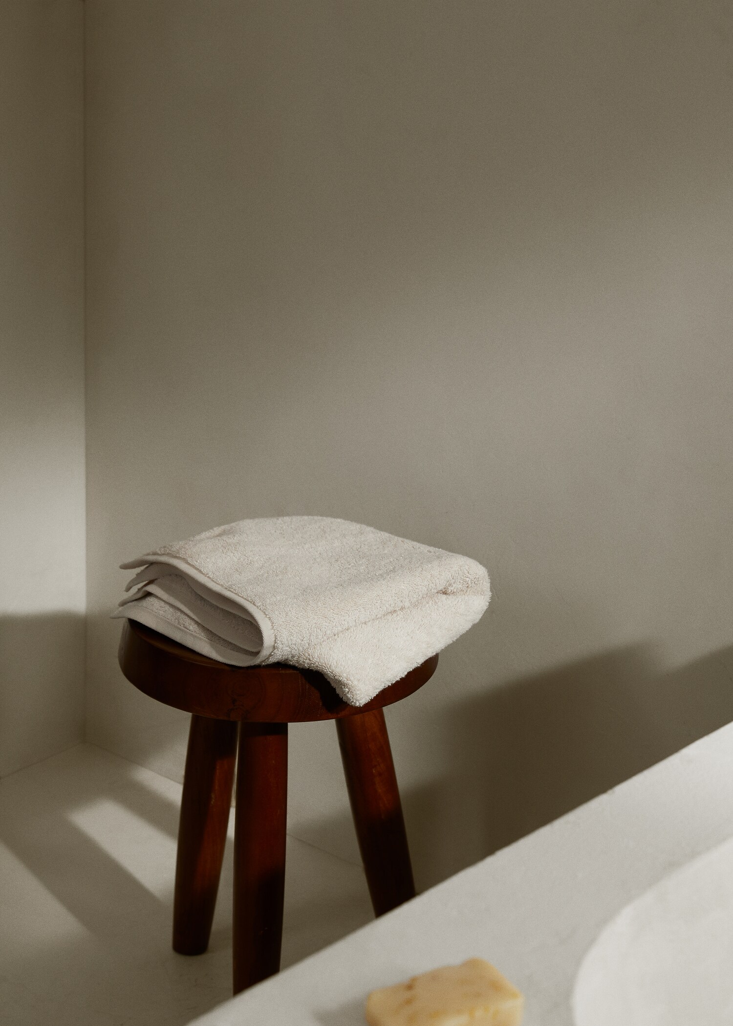 Toalla lavabo algodón liso - Plano general