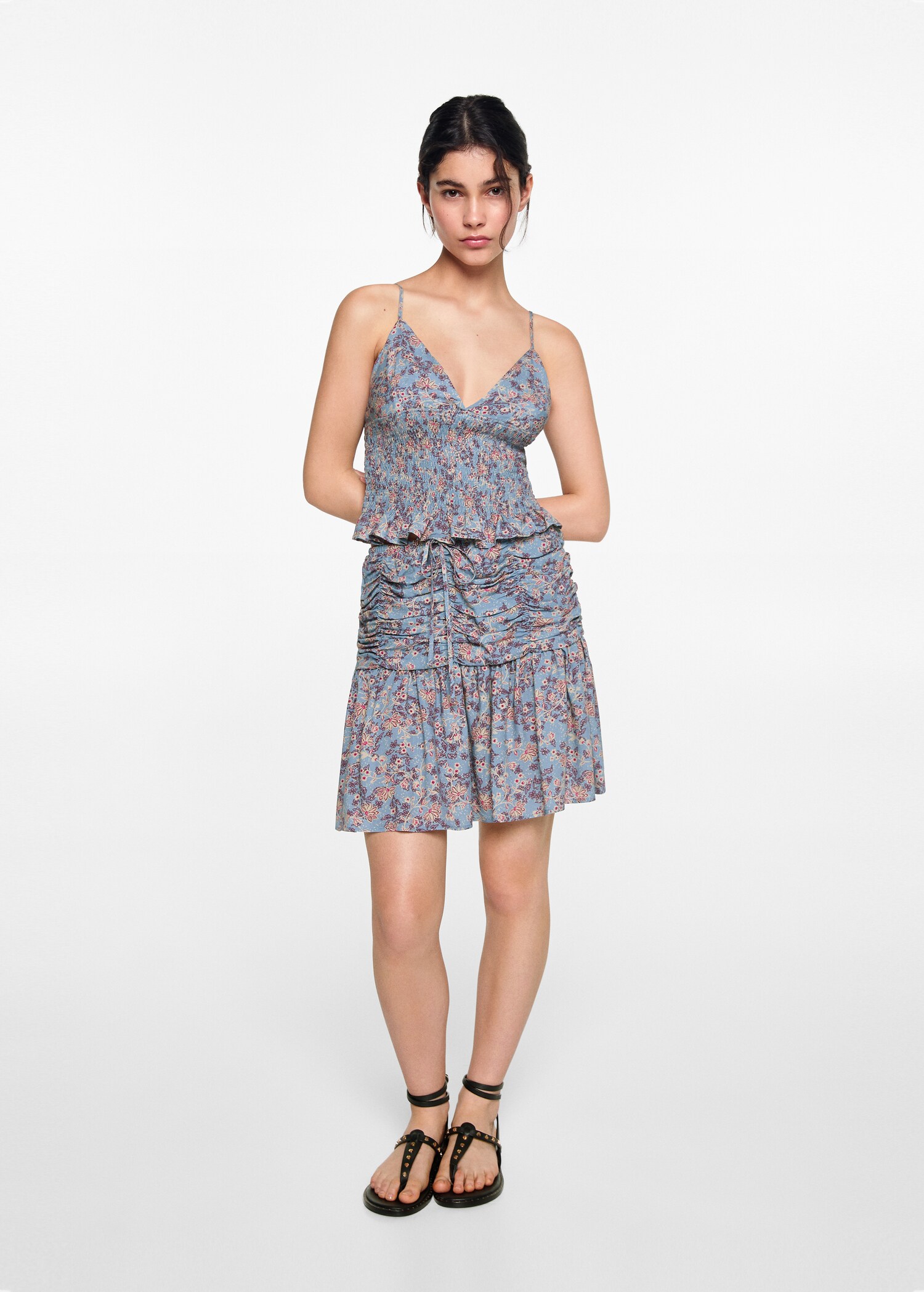 Floral print top - General plane
