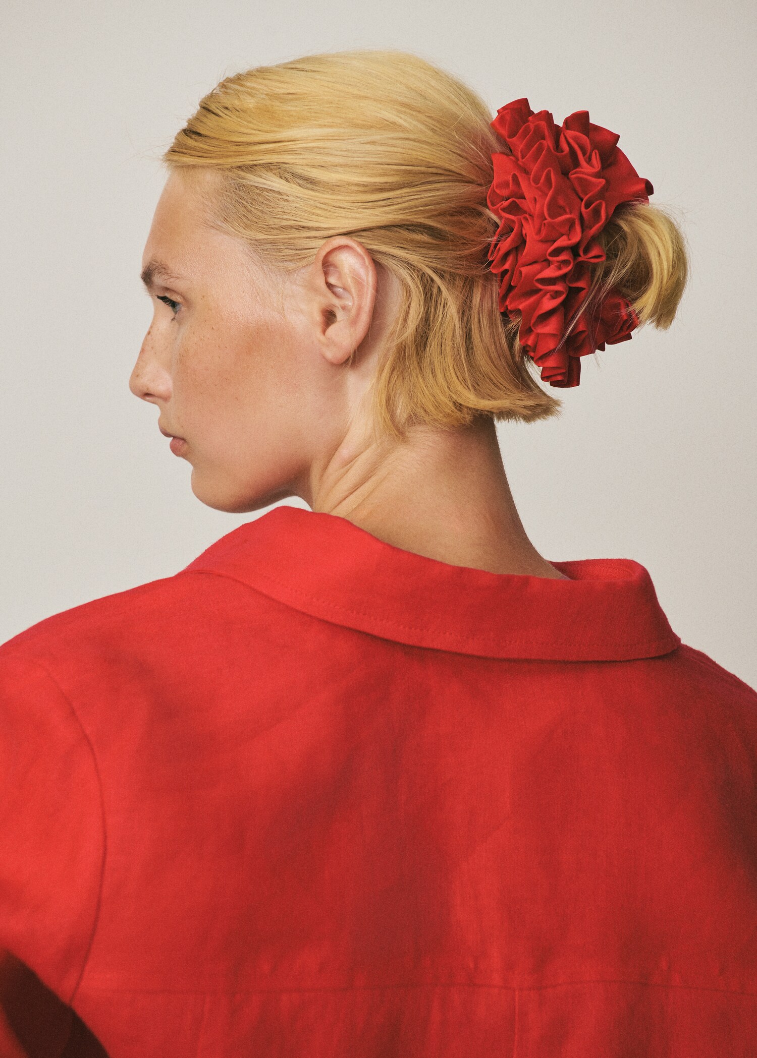 Maxi-flower scrunchie - General plane