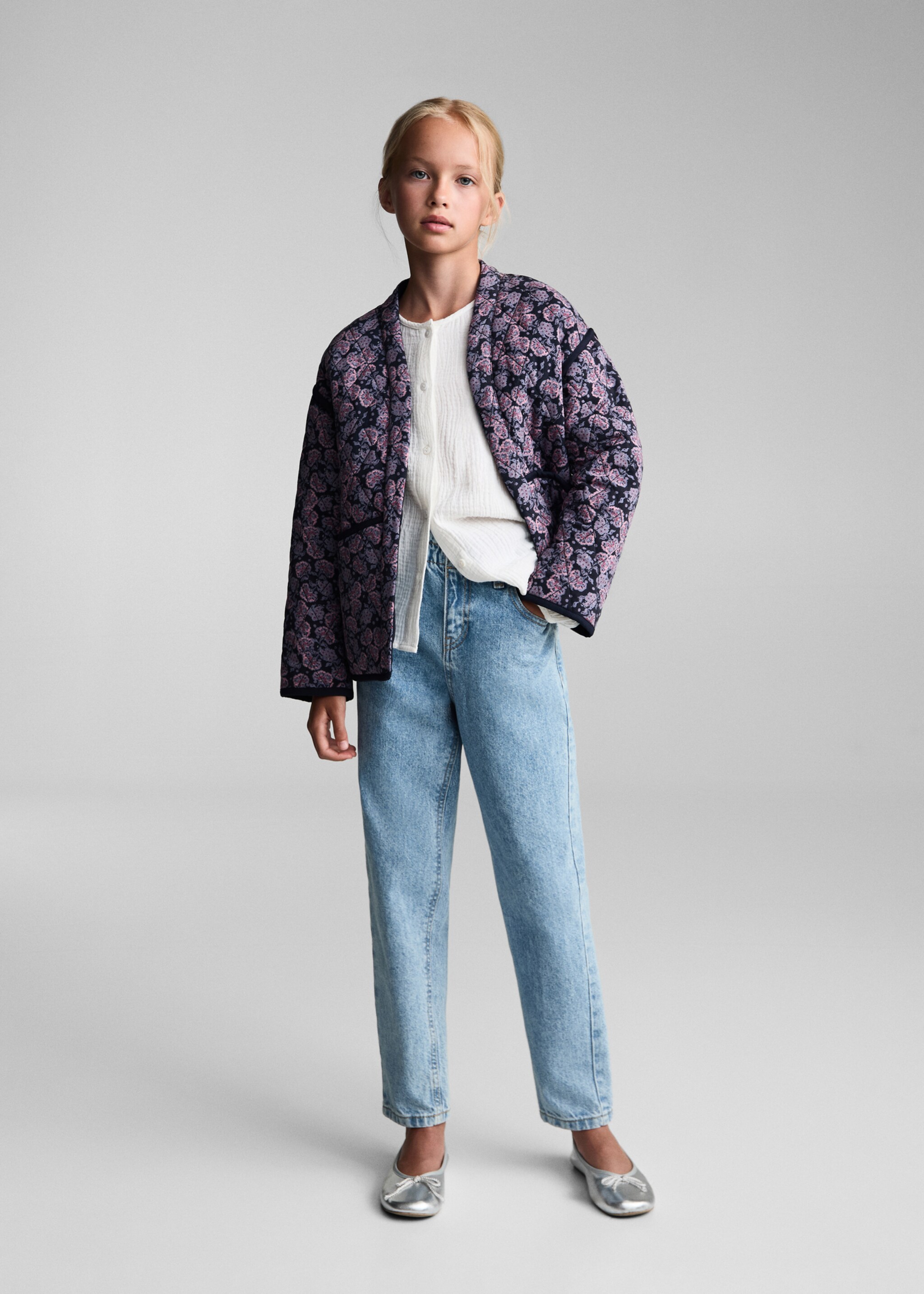 Paperbag jeans - General plane, Medium Blue. Ref: 77031008-00.