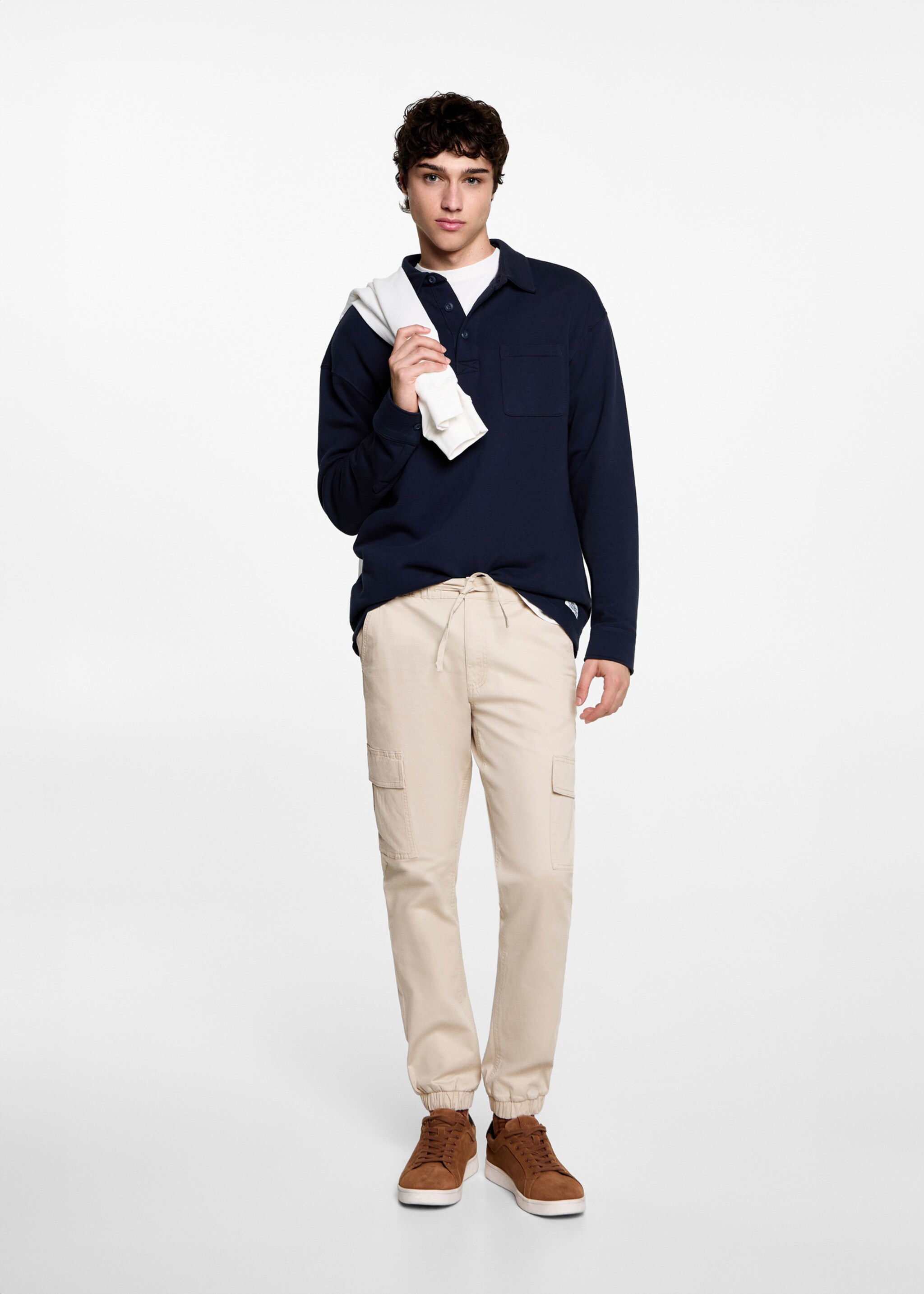 Cargo jogger trousers - General plane