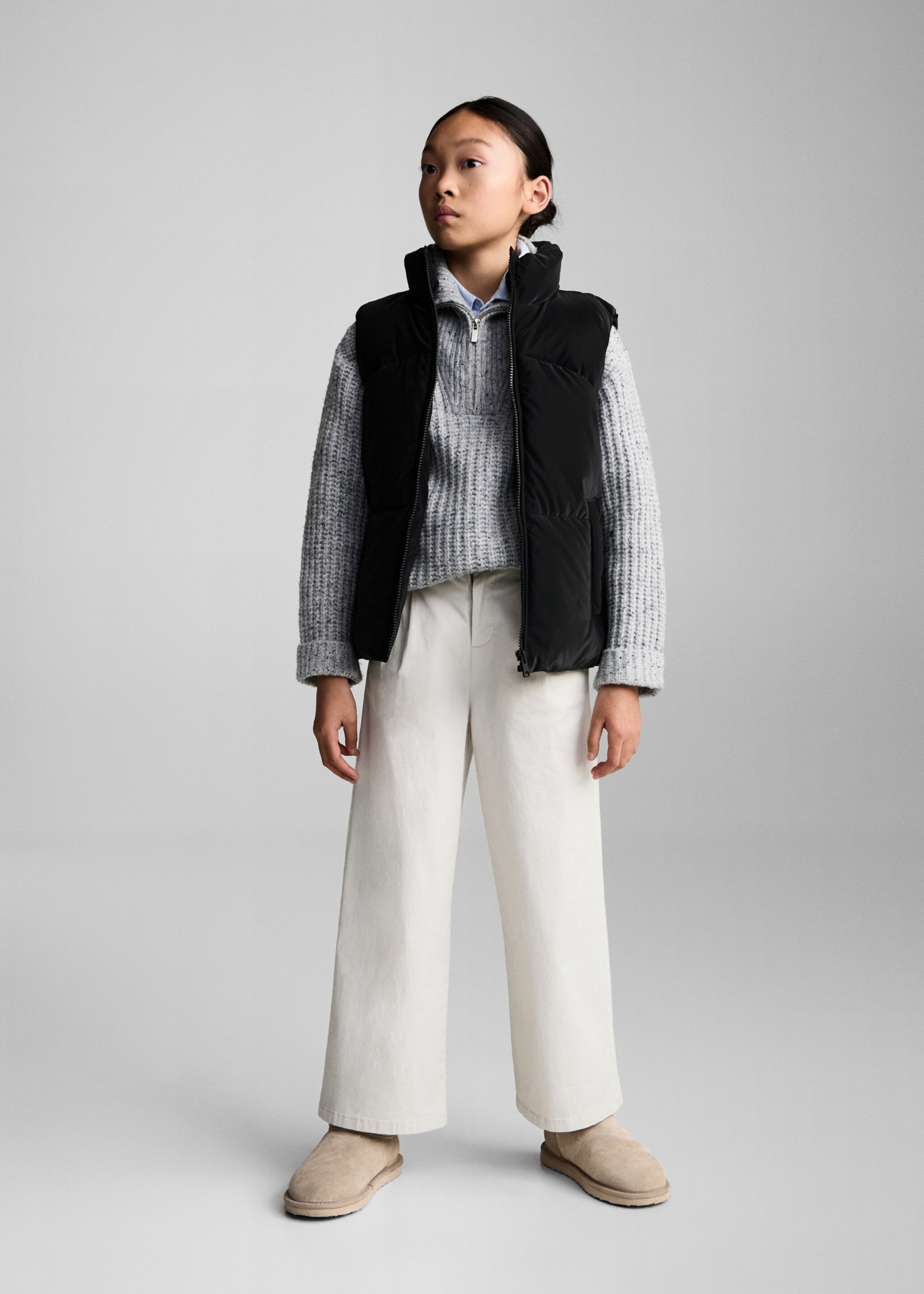 Quilted gilet - General plane