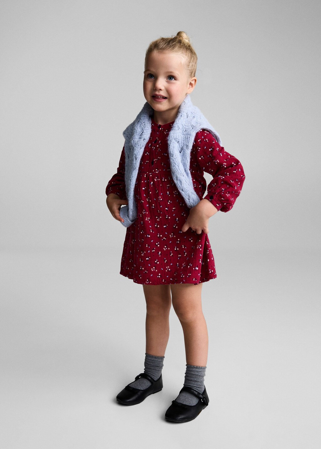 Robe coton fleurs Enfants MANGO France metropolitaine