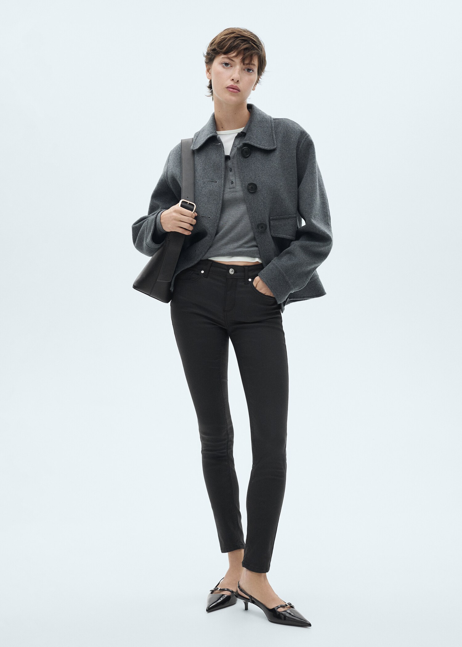 Jean Pushup skinny enduit - Plan général
