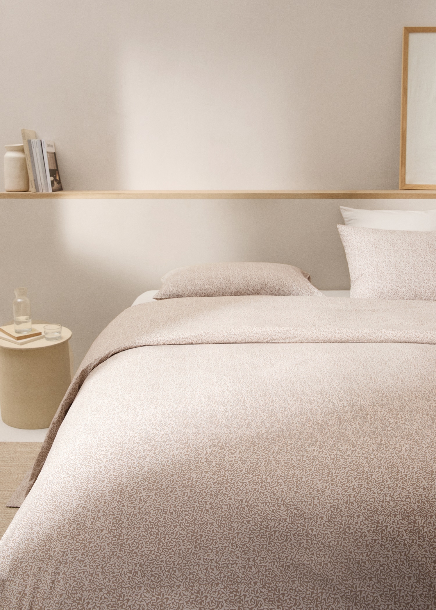Funda nórdica estampado microflores cama 150cm - Plano general