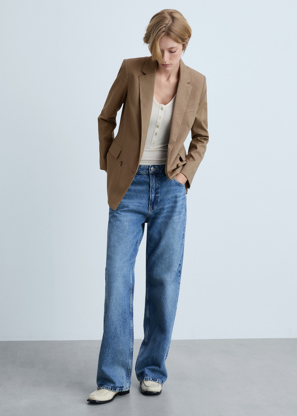 Blazer pied de poule mango new arrivals
